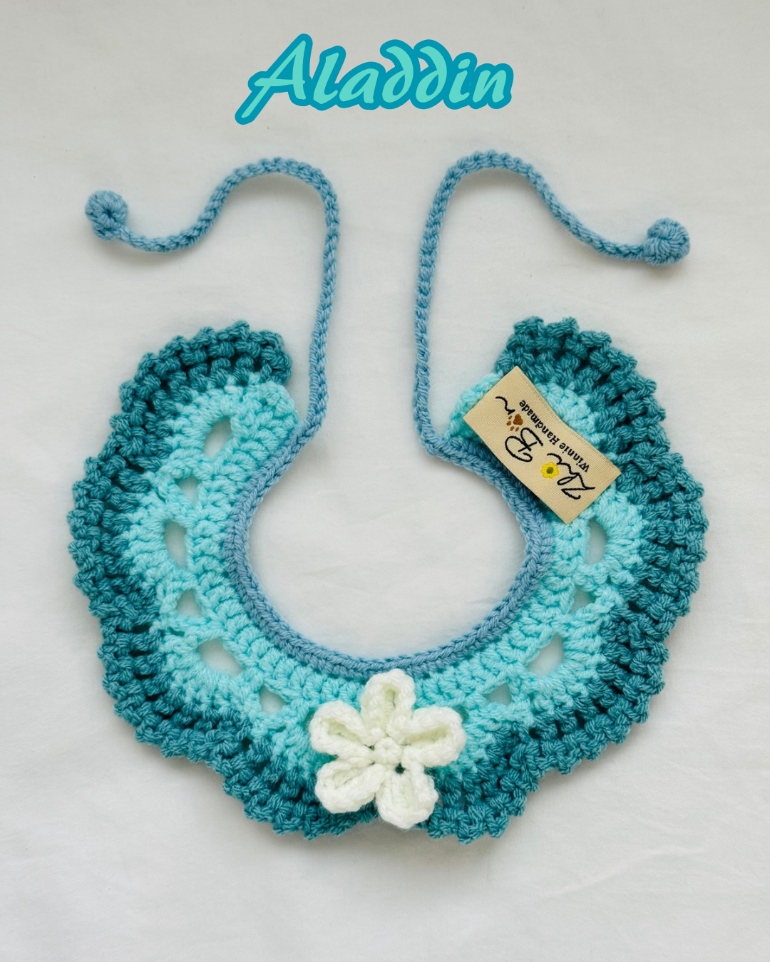 🧞‍♂️Aladdin 阿拉丁｜寵物鉤針圍脖