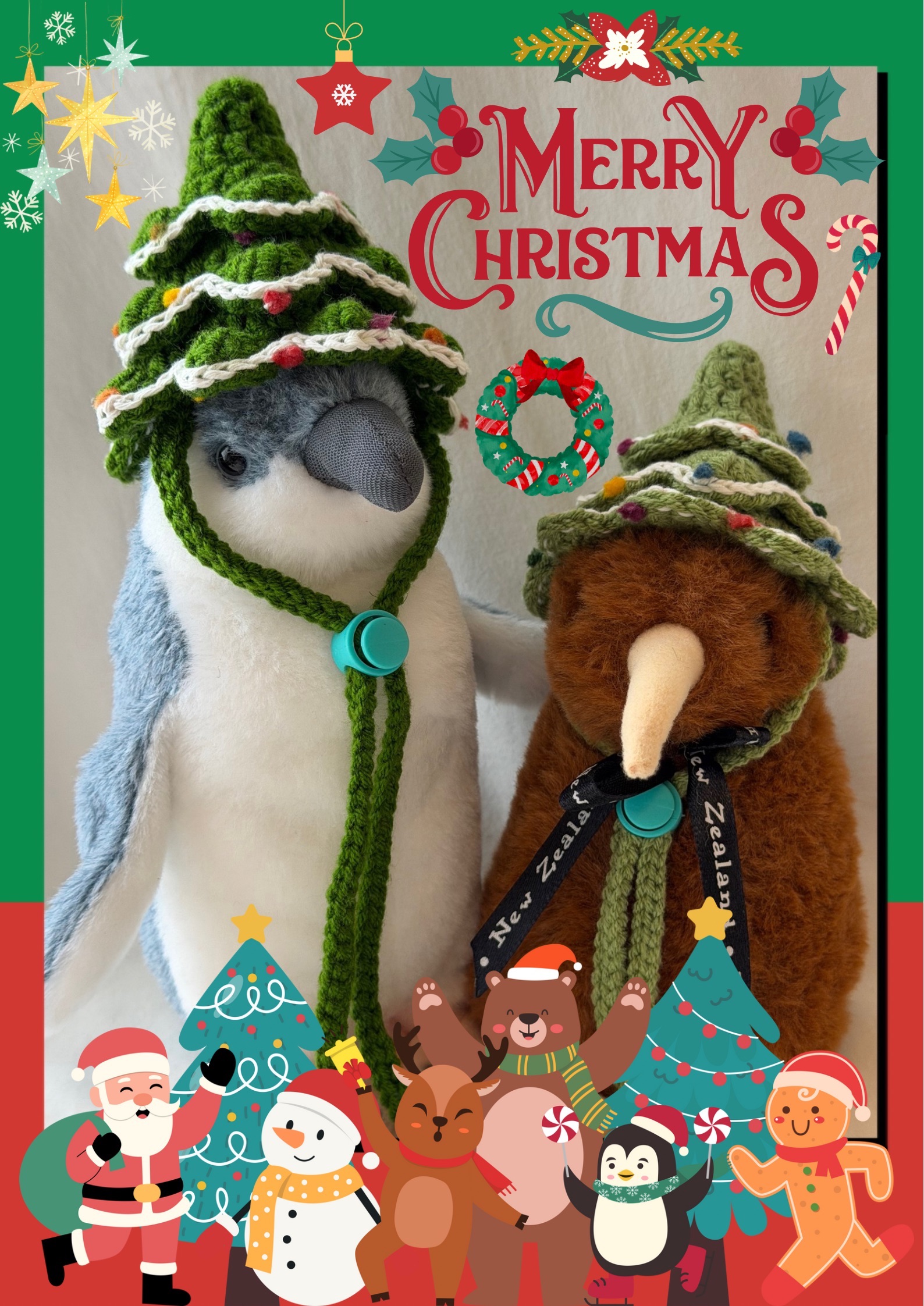 🎄MERRY CHRISTMAS🎄｜寵物鉤針帽飾