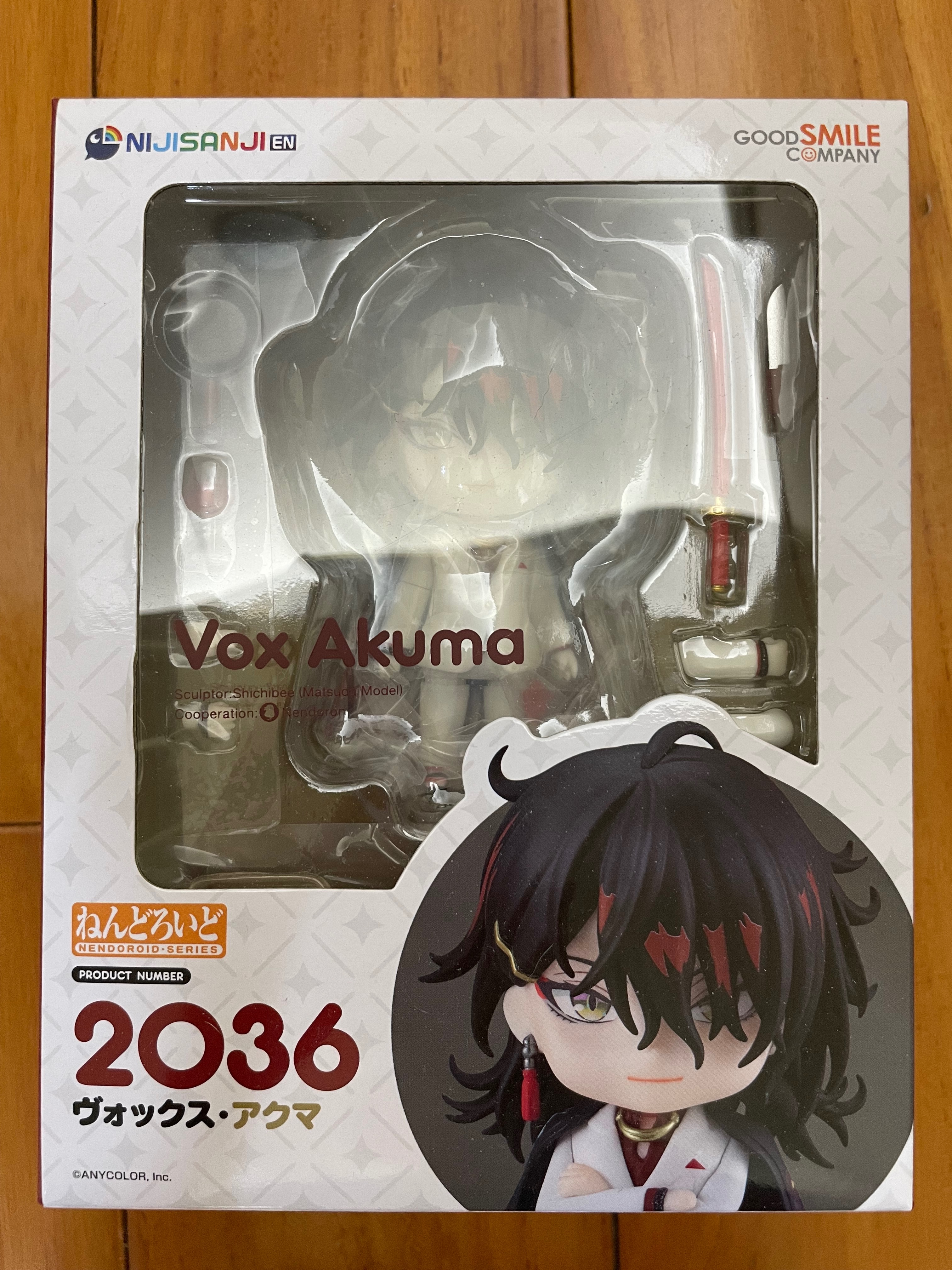 Vox Akuma好微笑黏土人（全新未拆）