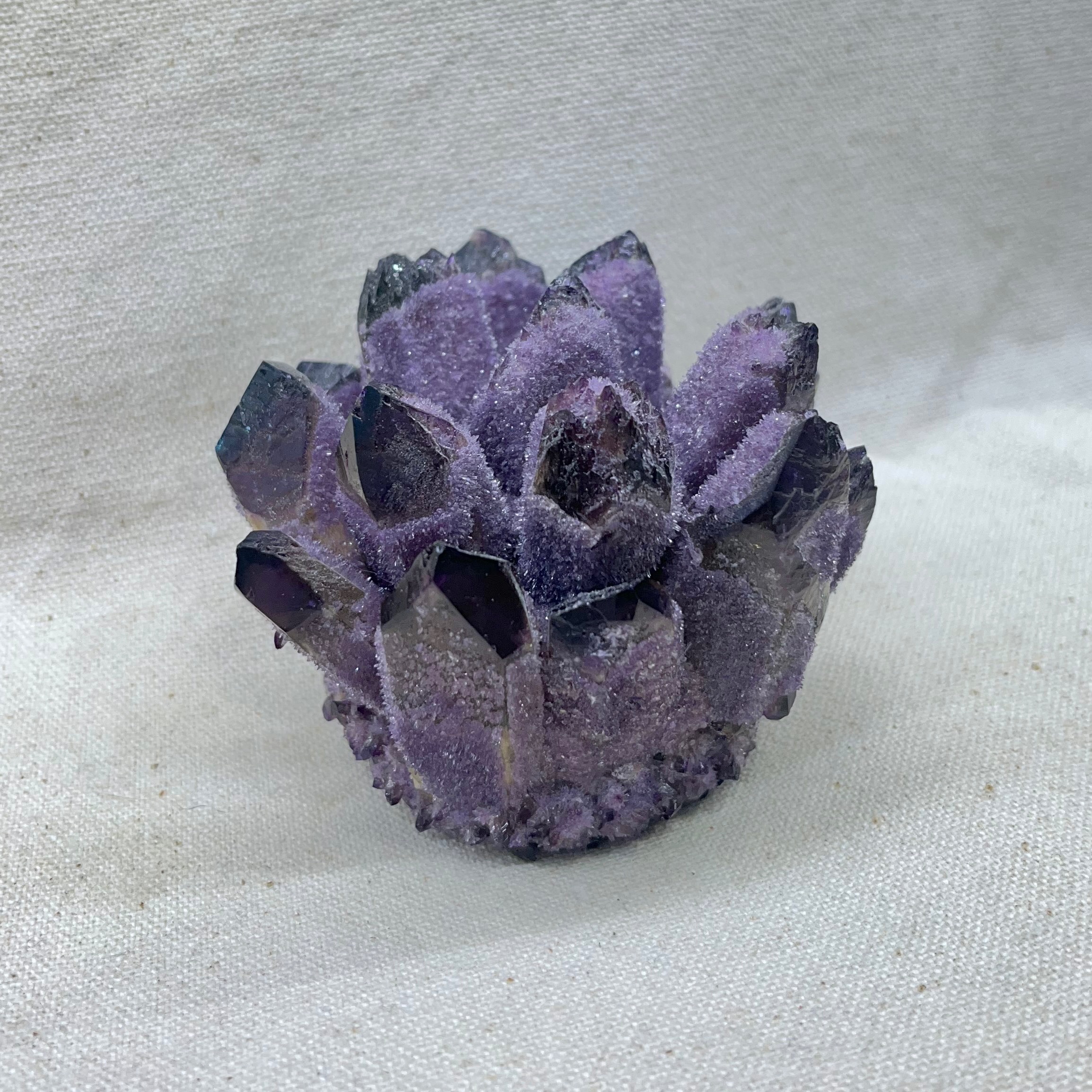 如願-水晶簇水晶柱礦物擺件