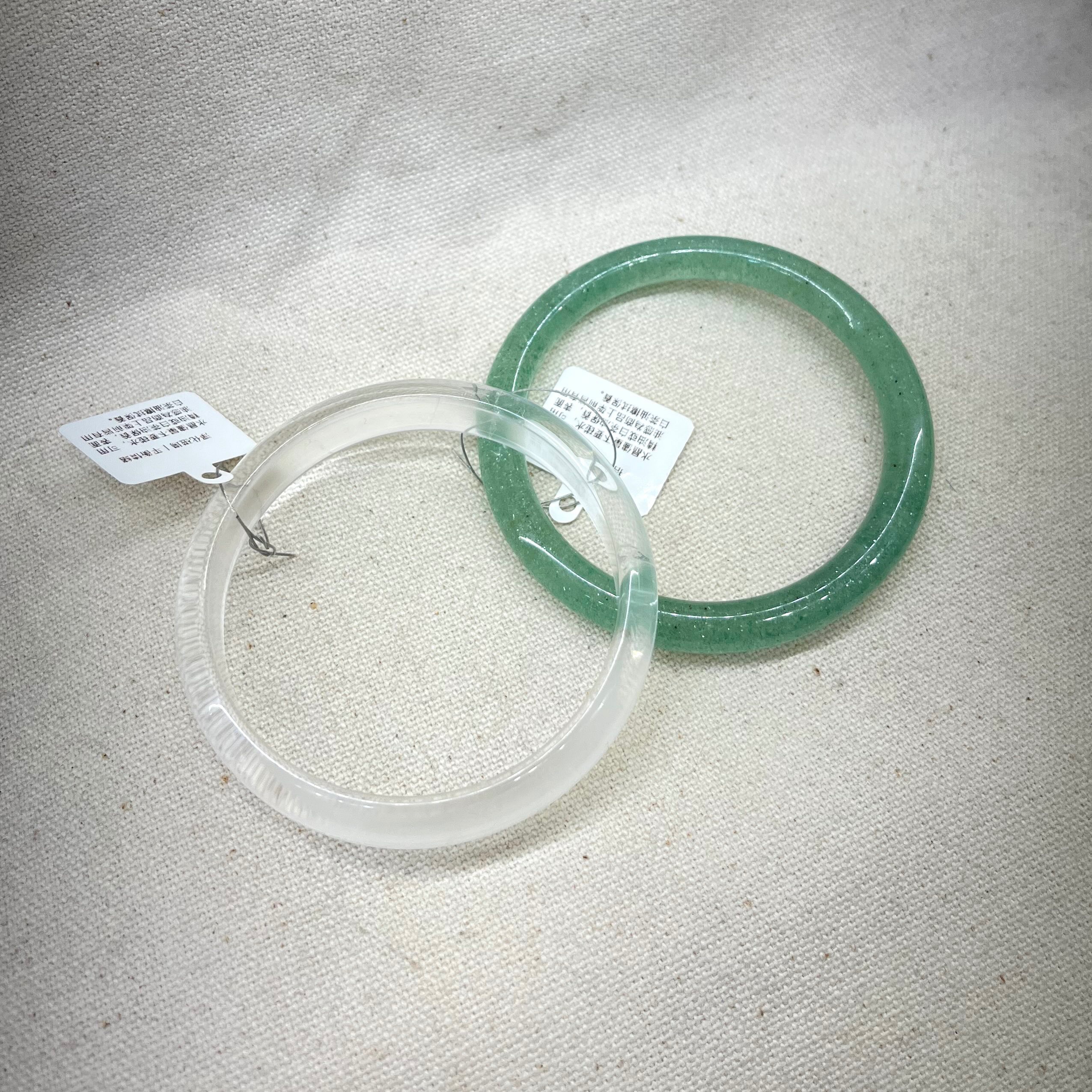 如願-白水晶綠草莓晶手環