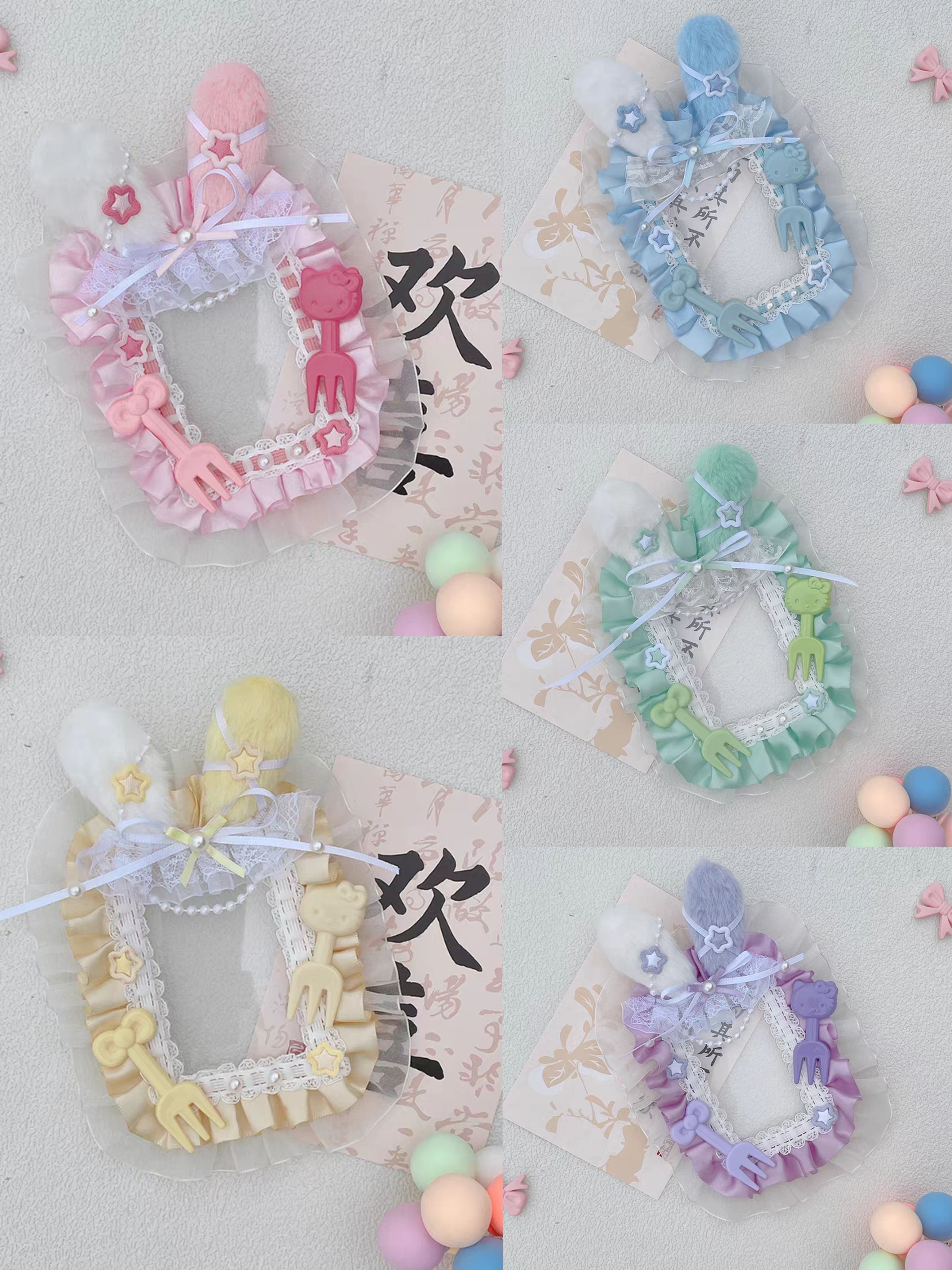 兔耳kitty蕾絲卡套