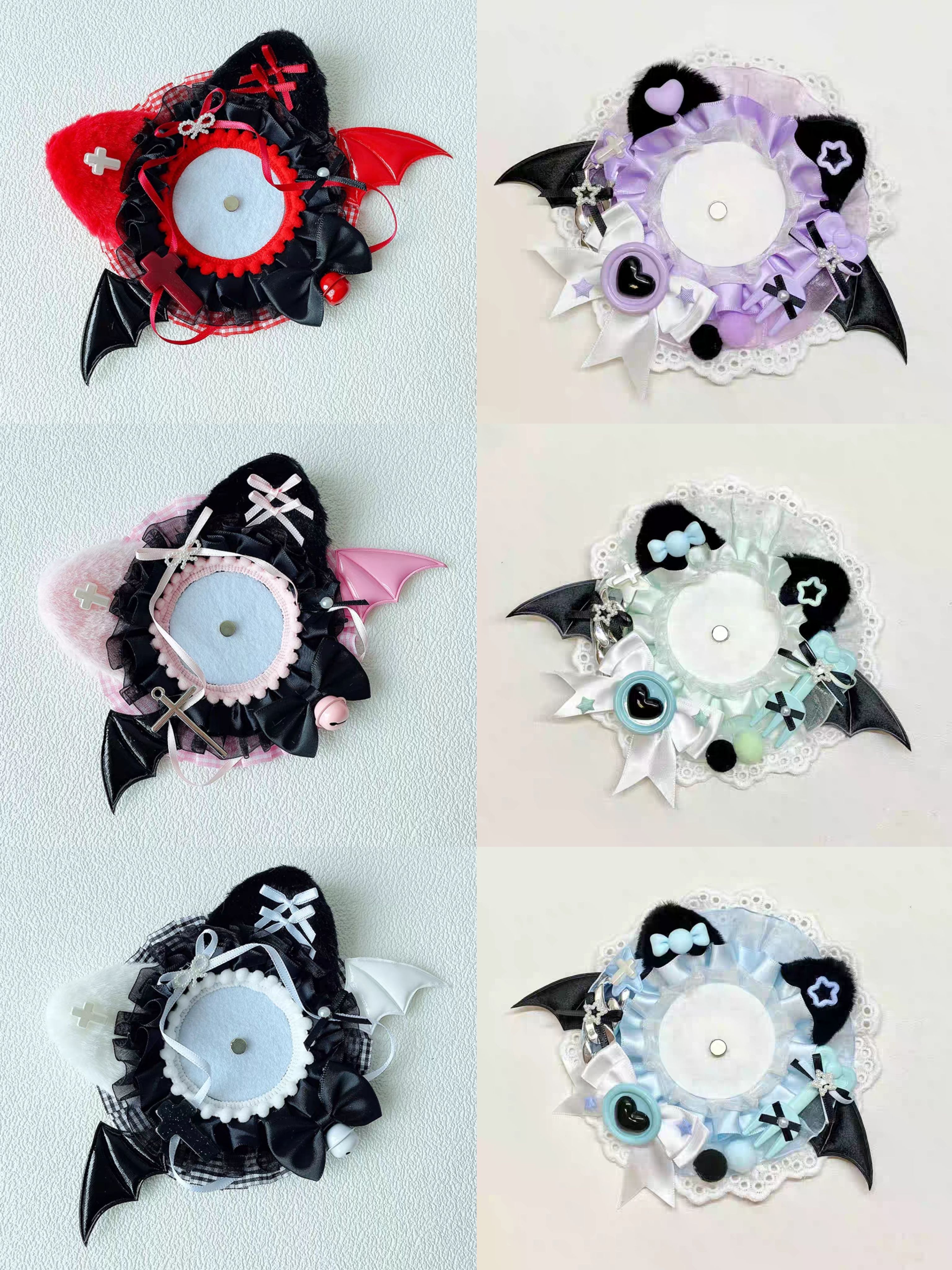 惡魔貓吧唧托（黑色）