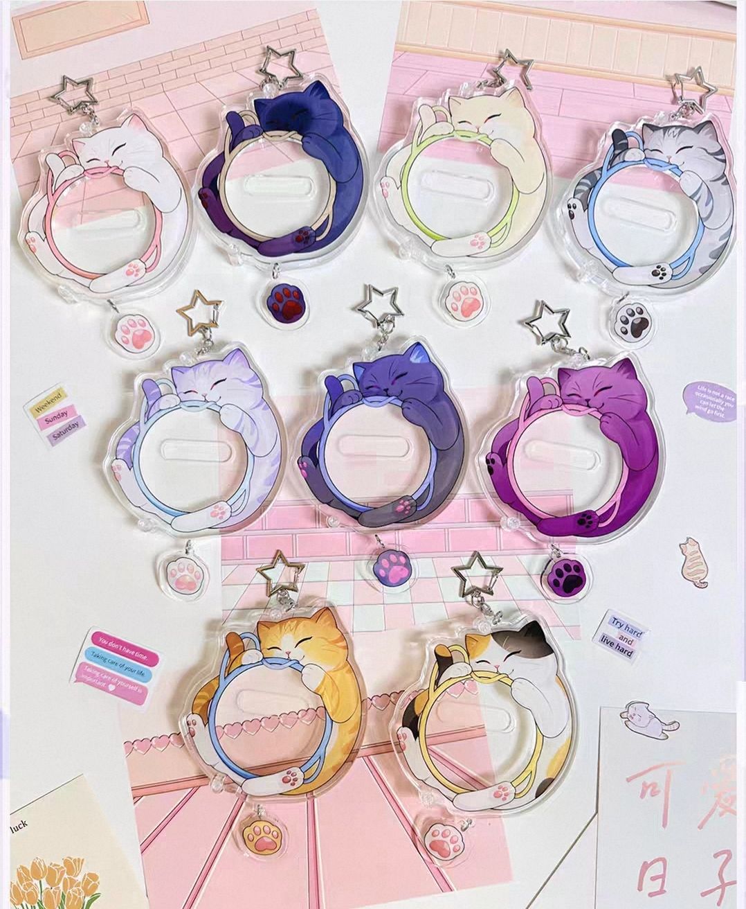 貓咪毛球吧唧磚（58mm）