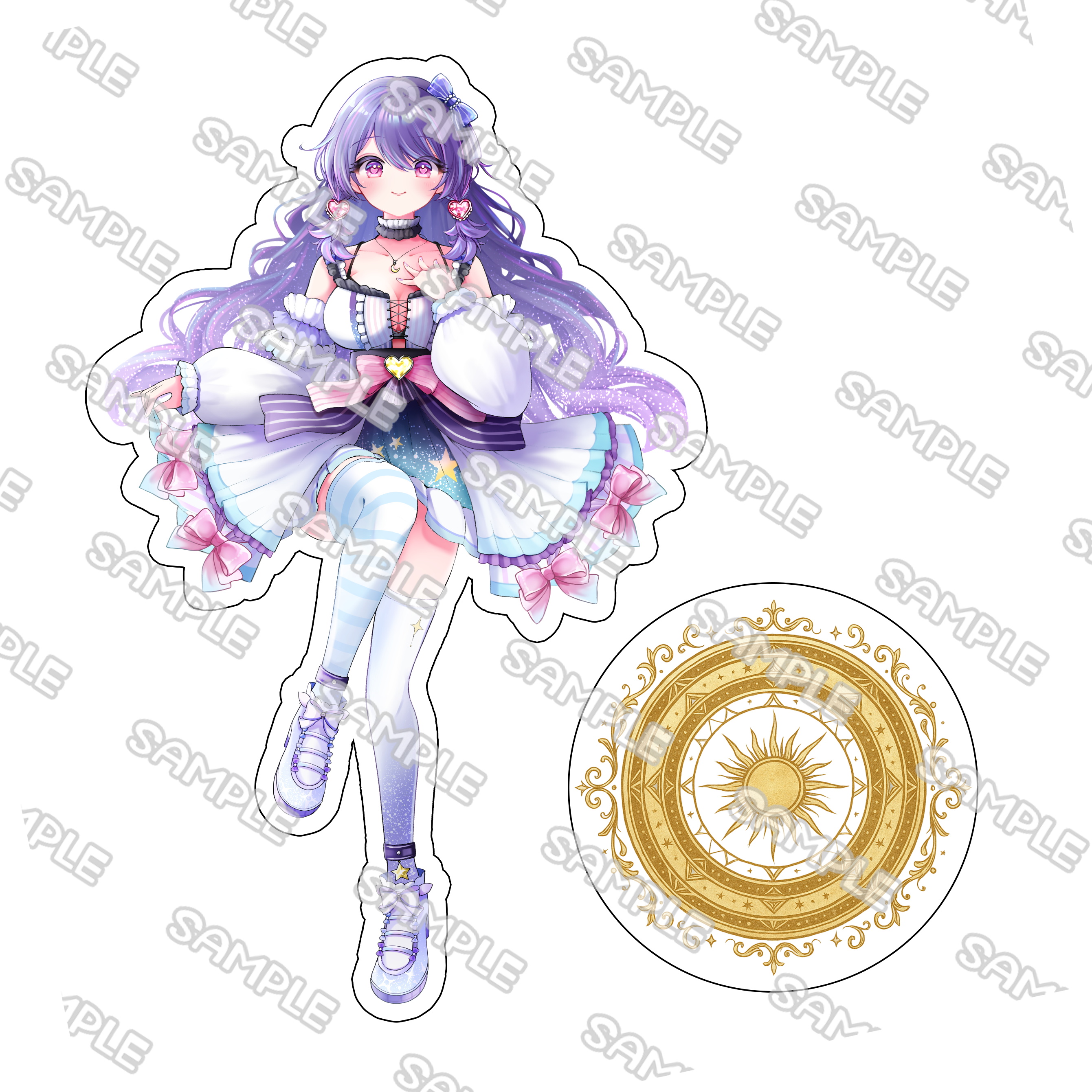 Vtuber星ノ海琉璃壓克力立牌