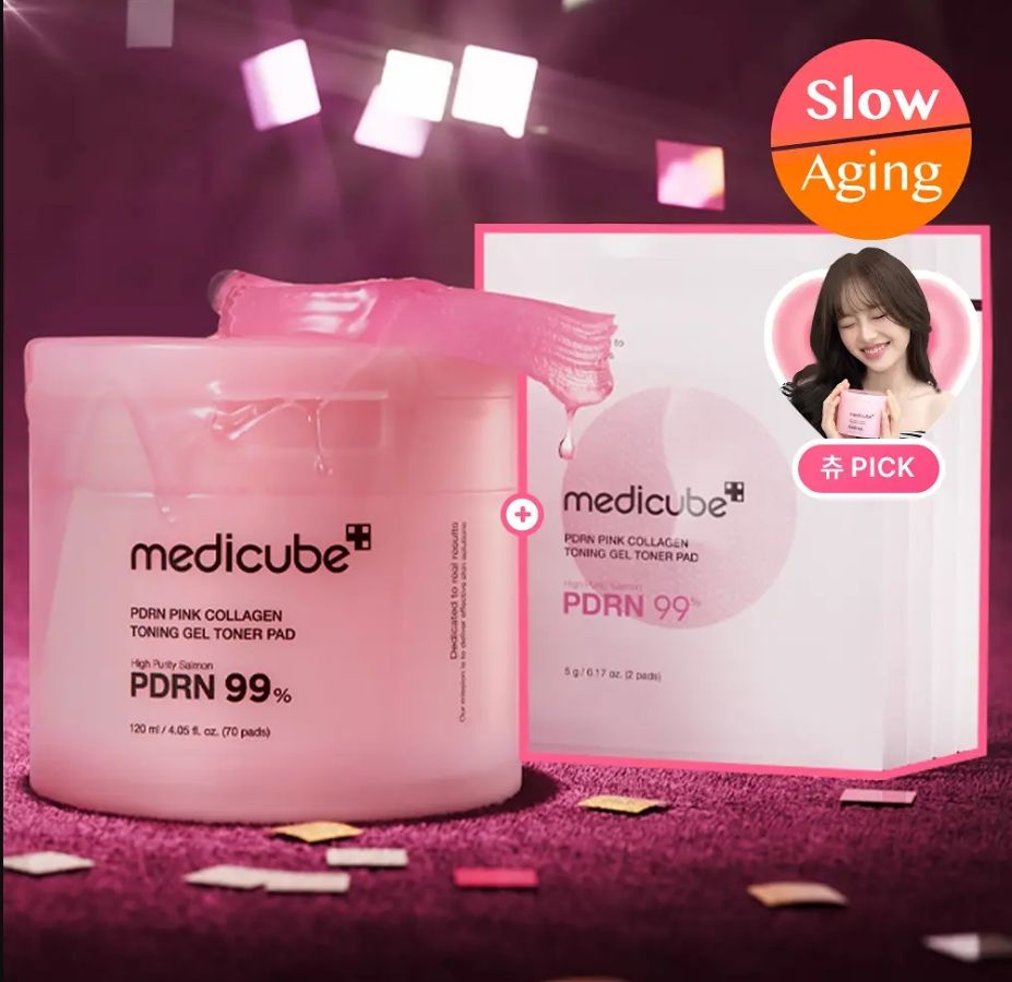 medicube PDRN膠原凝膠化妝水棉片70+10枚