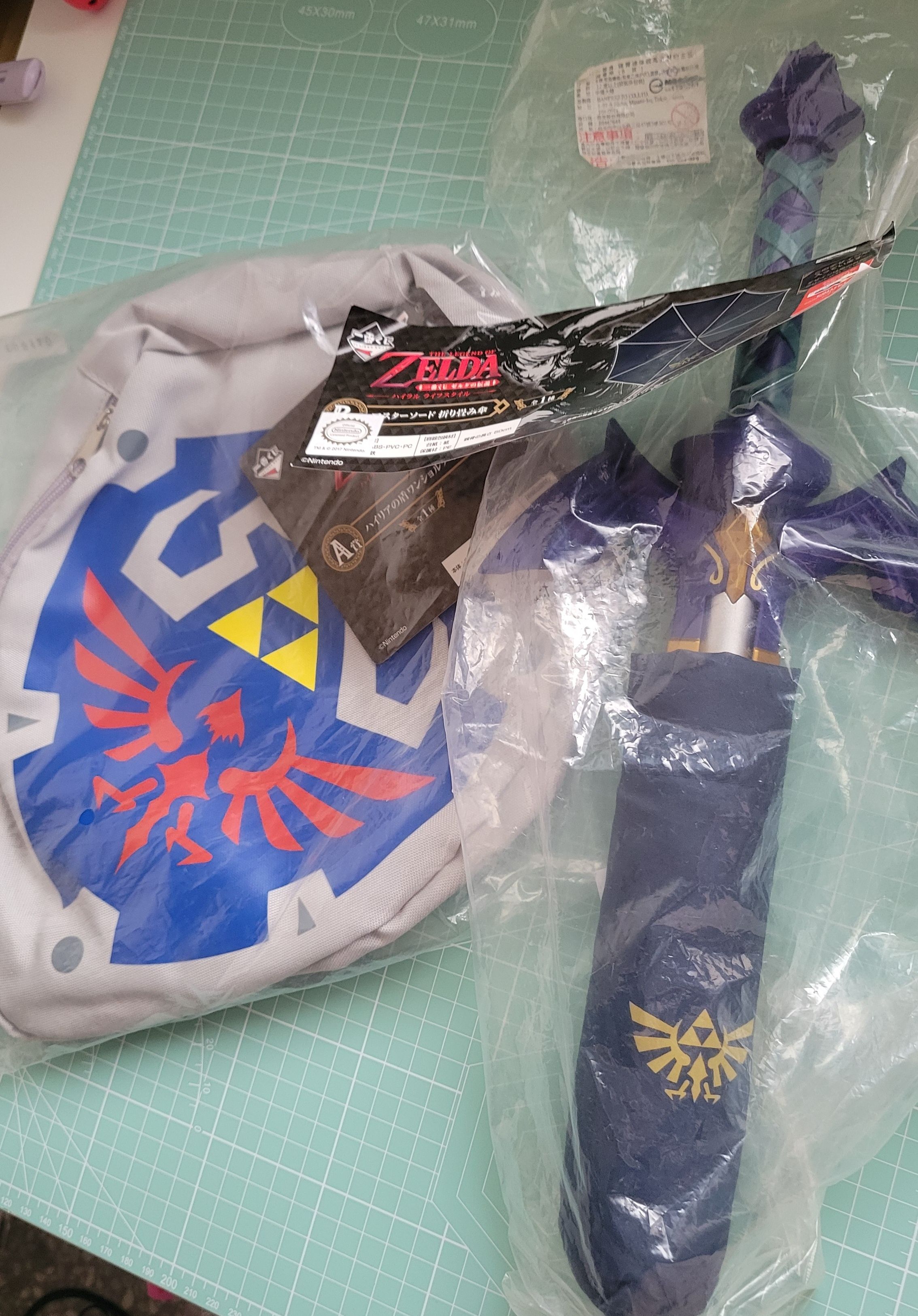 薩爾達一番賞/海莉亞背包/大師之劍雨傘