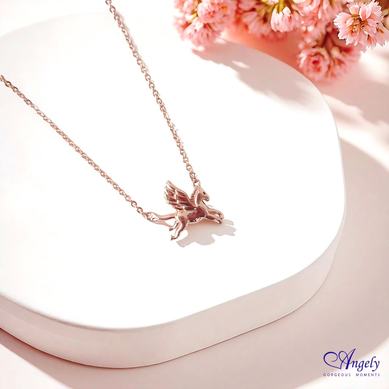 【Angely】星願飛馬幸運項鍊(享盒裝服務)|浪漫 設計 時尚 生日禮物 情人禮物 女生禮物