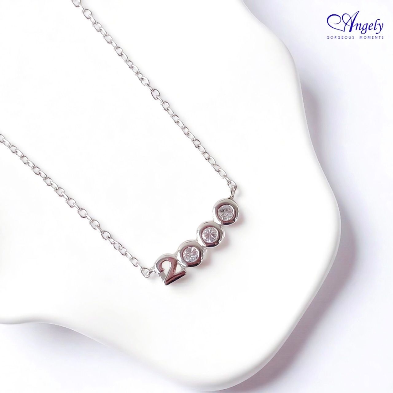 【Angely】2000誕生紀念項鍊(享盒裝服務)|25歲生日項鍊 生日禮物 情人禮物 女生禮物 女友禮物