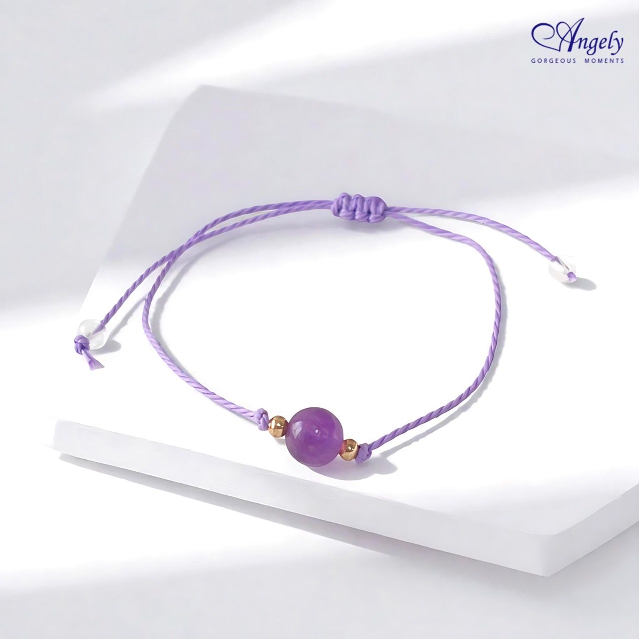 【Angely】紫水晶幸運手繩(享盒裝服務)|智慧 專注 優雅 生日禮物 情人禮物 女生禮物 女友禮物