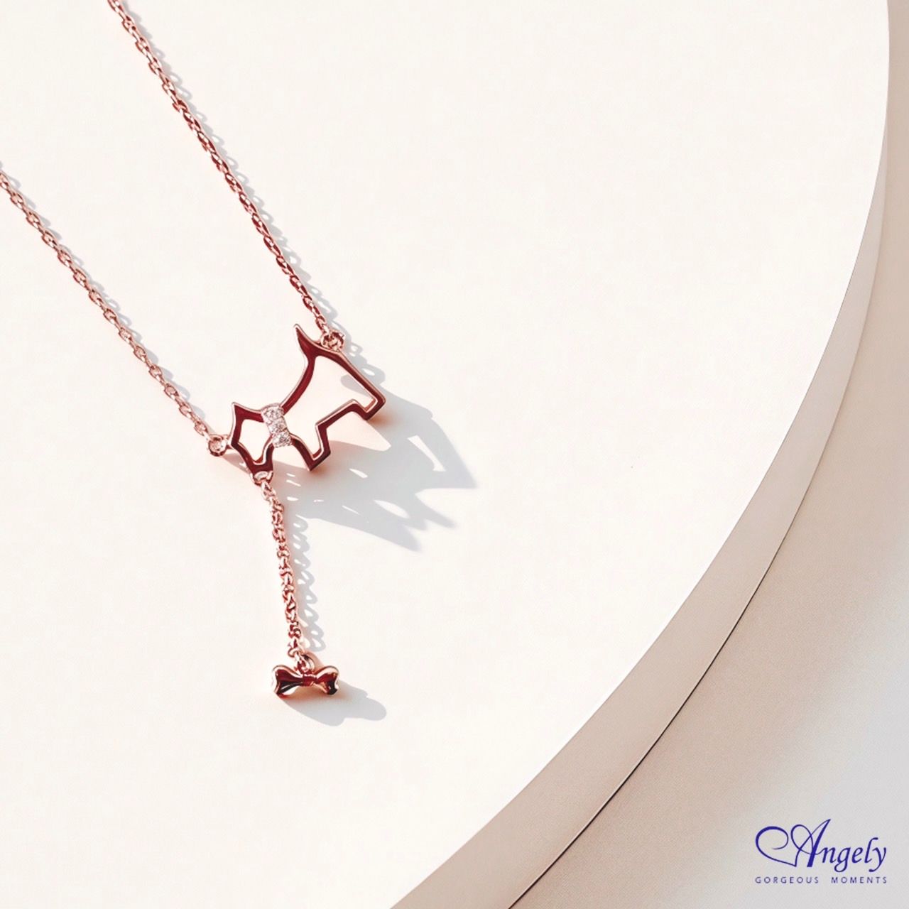 【Angely】汪星守護・萌犬造型項鍊（享盒裝服務）｜ 可愛 百搭 生日禮物 情人禮物 女生禮物 職場穿搭