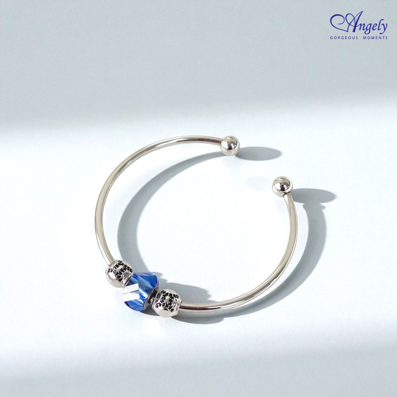 【Angely】星座物語・雙子座 奧地利水晶鈦鋼手環（享盒裝服務）｜溫柔 優雅 獨特 生日禮物 情人禮物 女生禮物