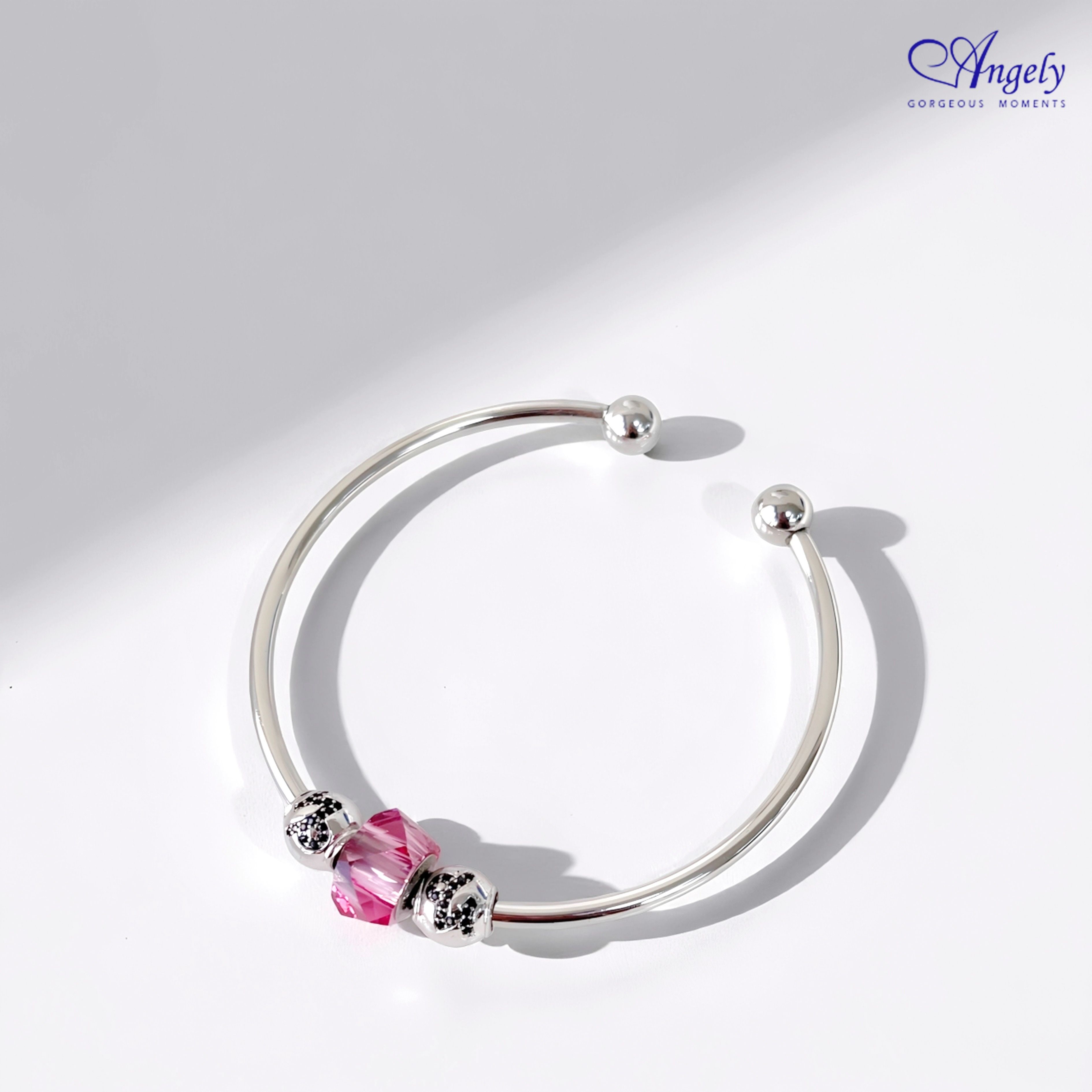 【Angely】星座物語・摩羯座 奧地利水晶鈦鋼手環（享盒裝服務）｜溫柔 優雅 獨特 生日禮物 情人禮物 女生禮物