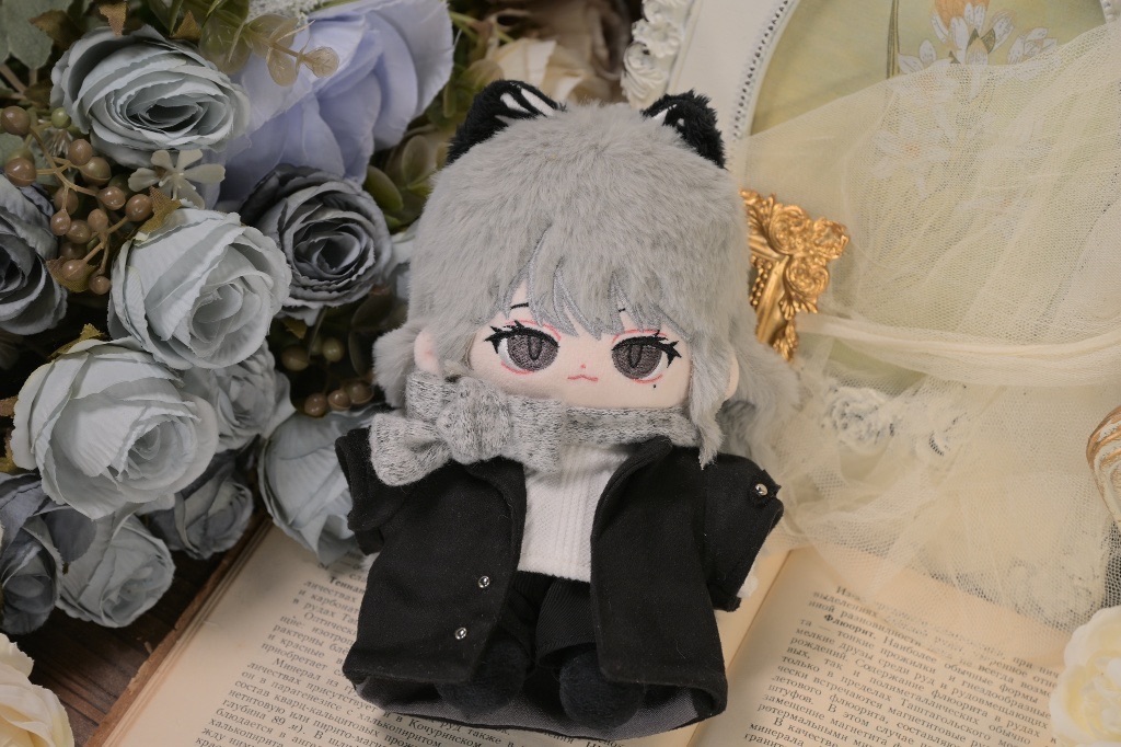 15cm 星辰羊驛館 落葉詩情 黑色