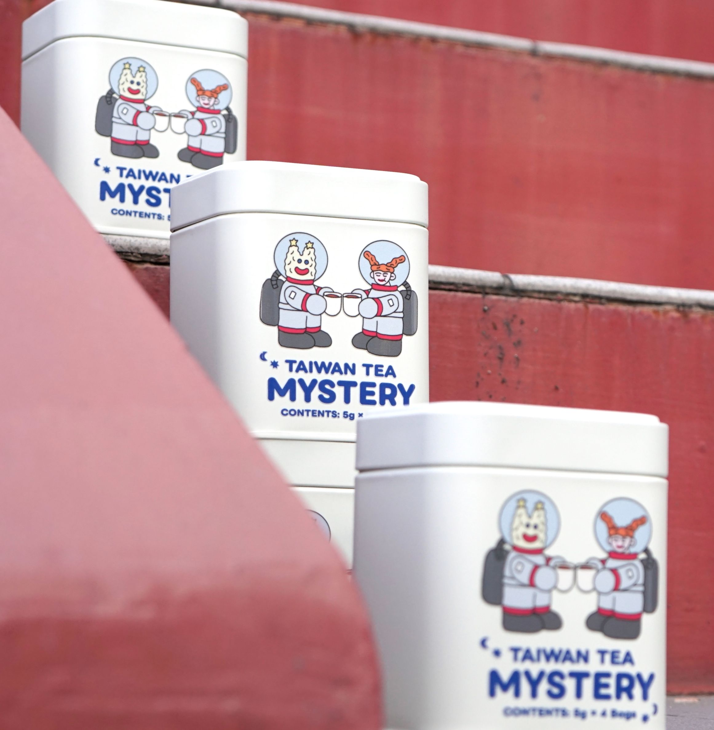 【MYSTERY】SAKIPON聯名茶包鐵盒-宇宙乾杯