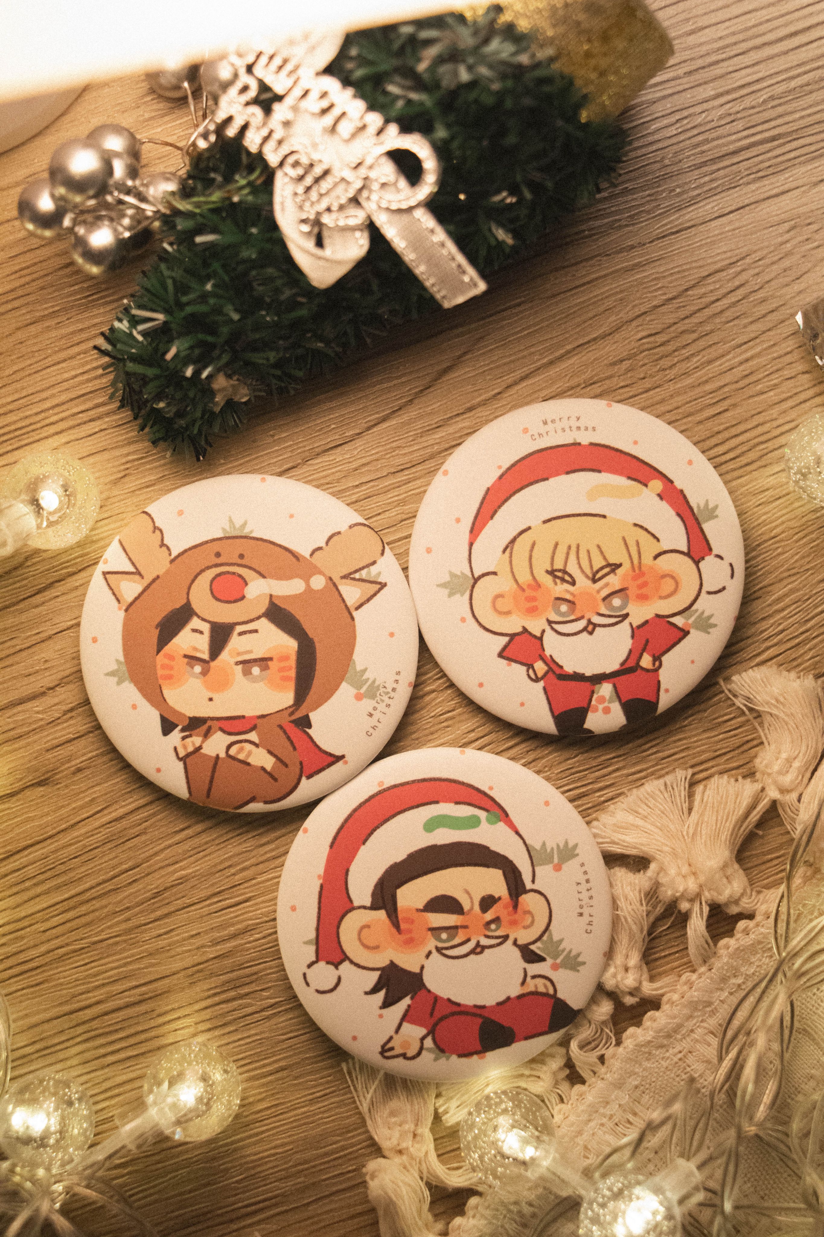 ⌇進擊的巨人聖誕限定徽章🎄⌇