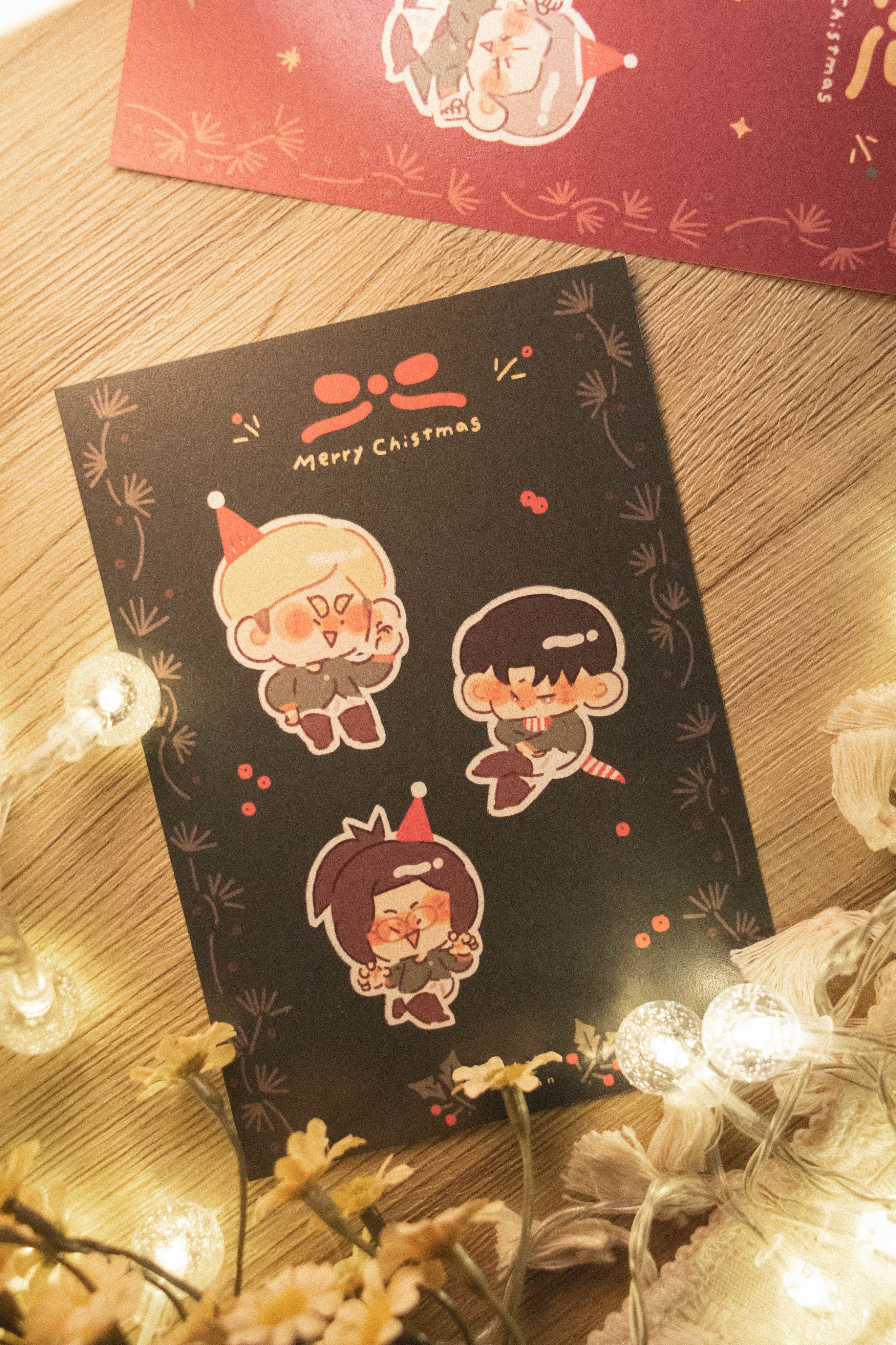 ⌇進擊的巨人聖誕限定明信片🎄⌇