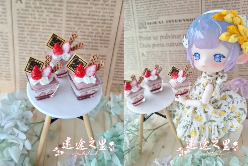 新品  草莓甜點
