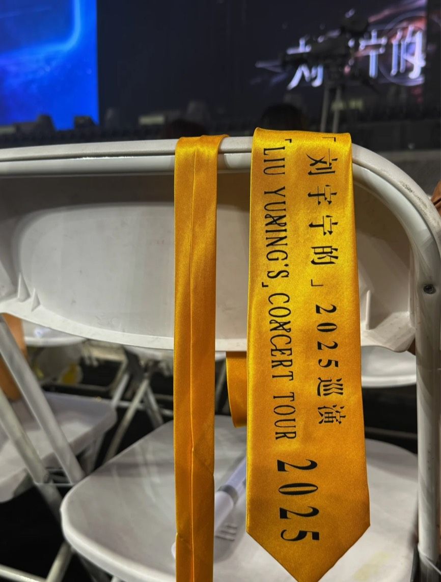 劉宇寧的黃領帶