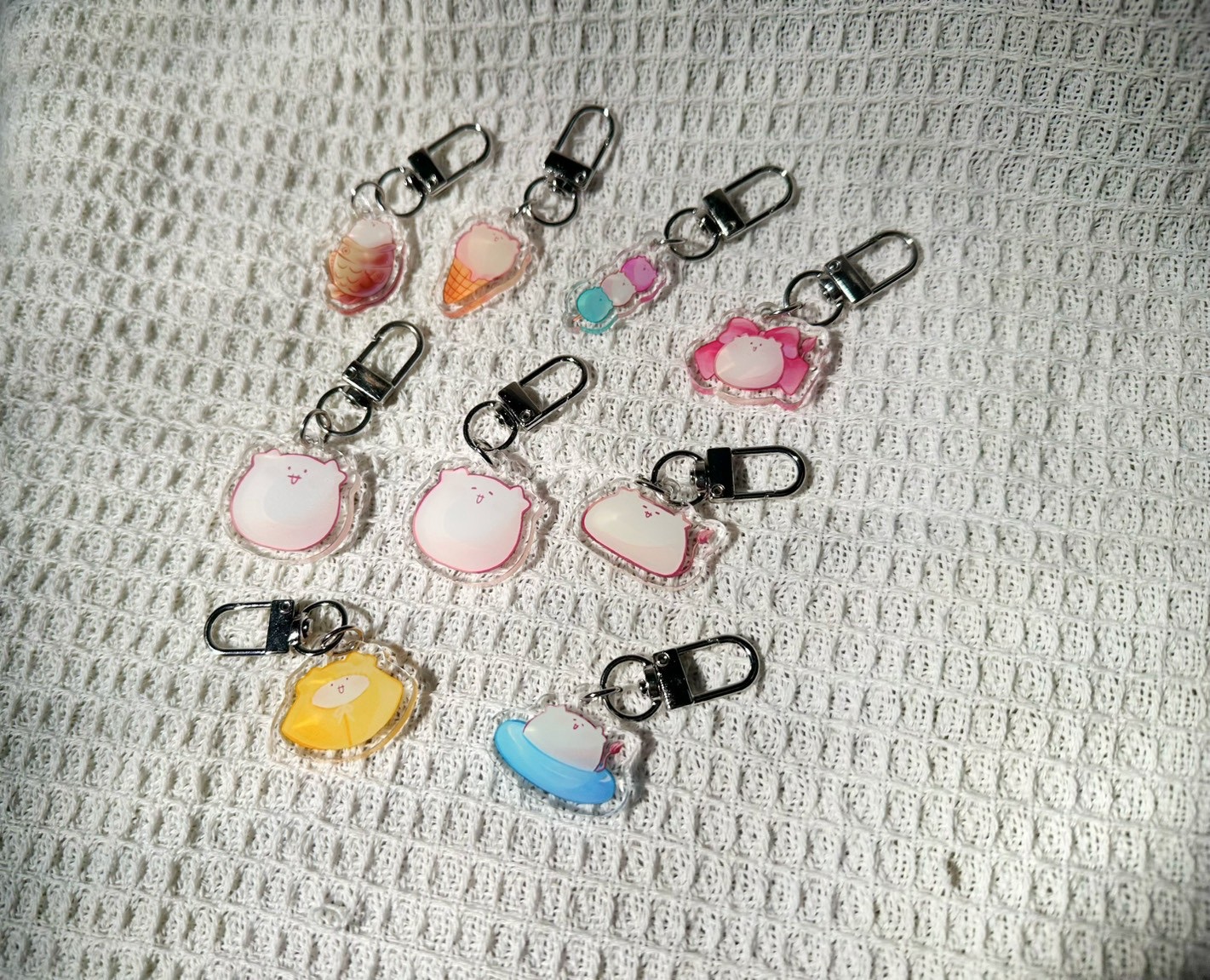 3CM雙透壓克力吊飾