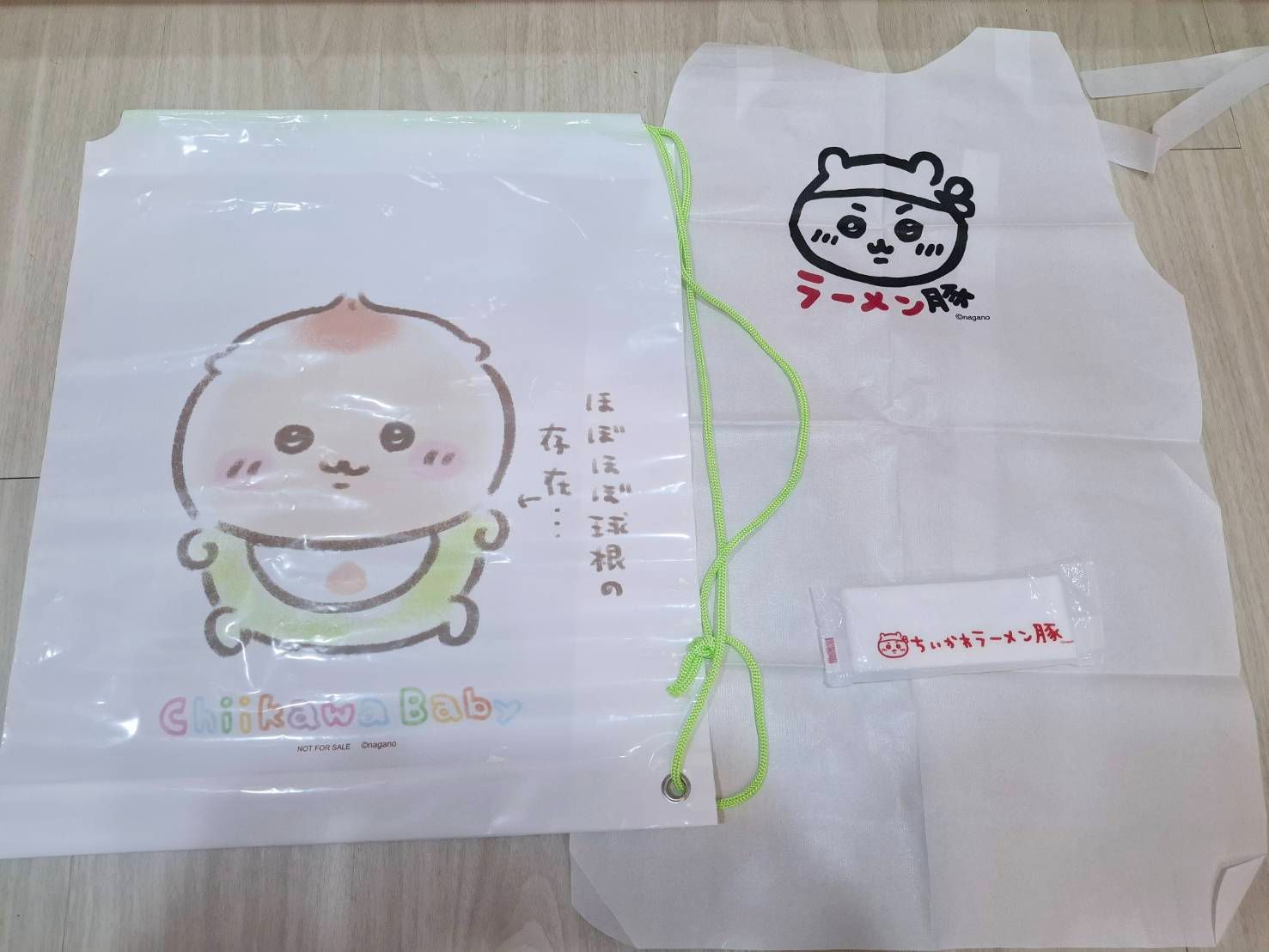 吉伊寶寶栗子袋子（贈豚拉麵紙圍裙＆濕紙巾）