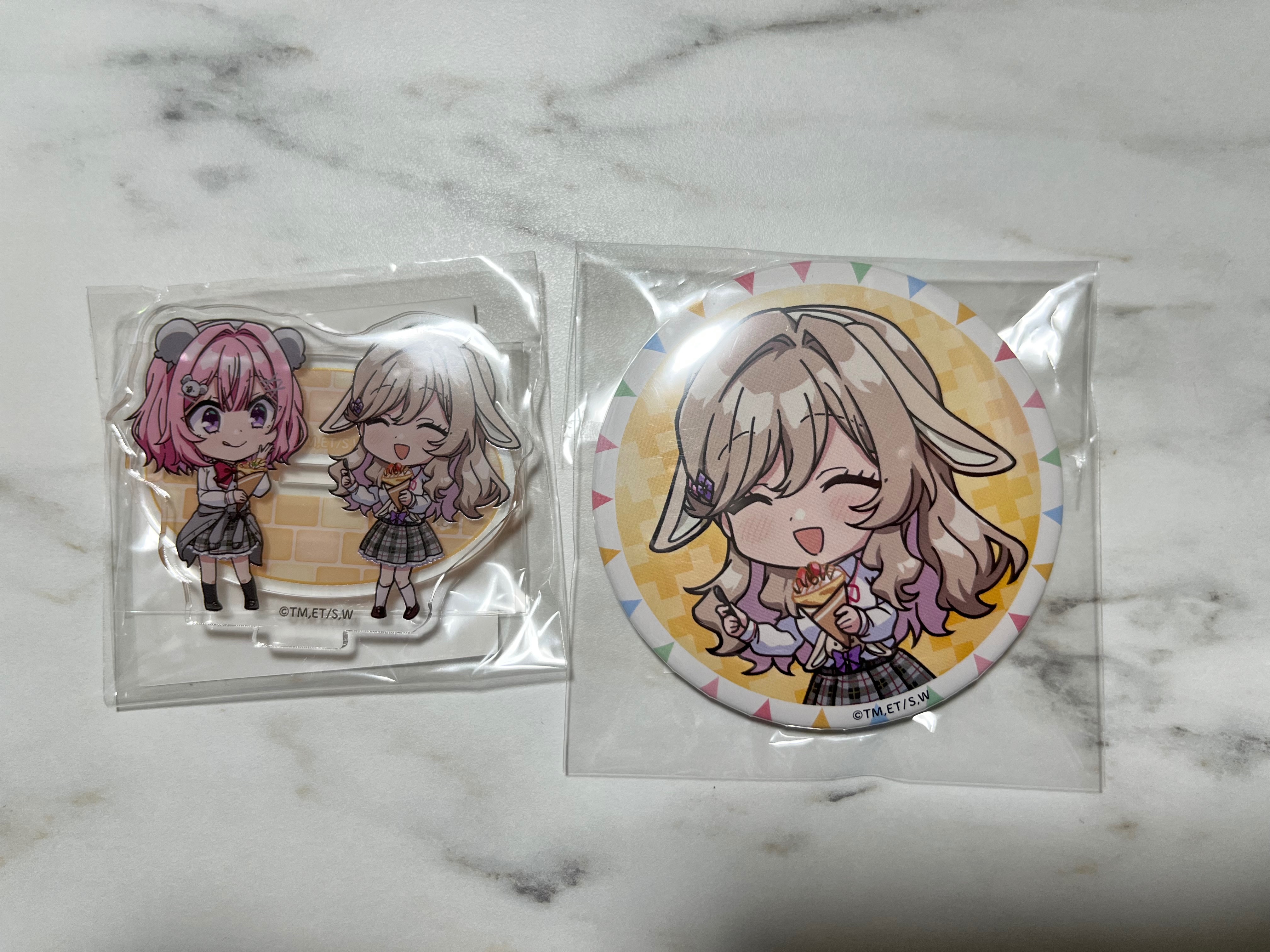 Q版紫陽花徽章 換Q版真唯徽章