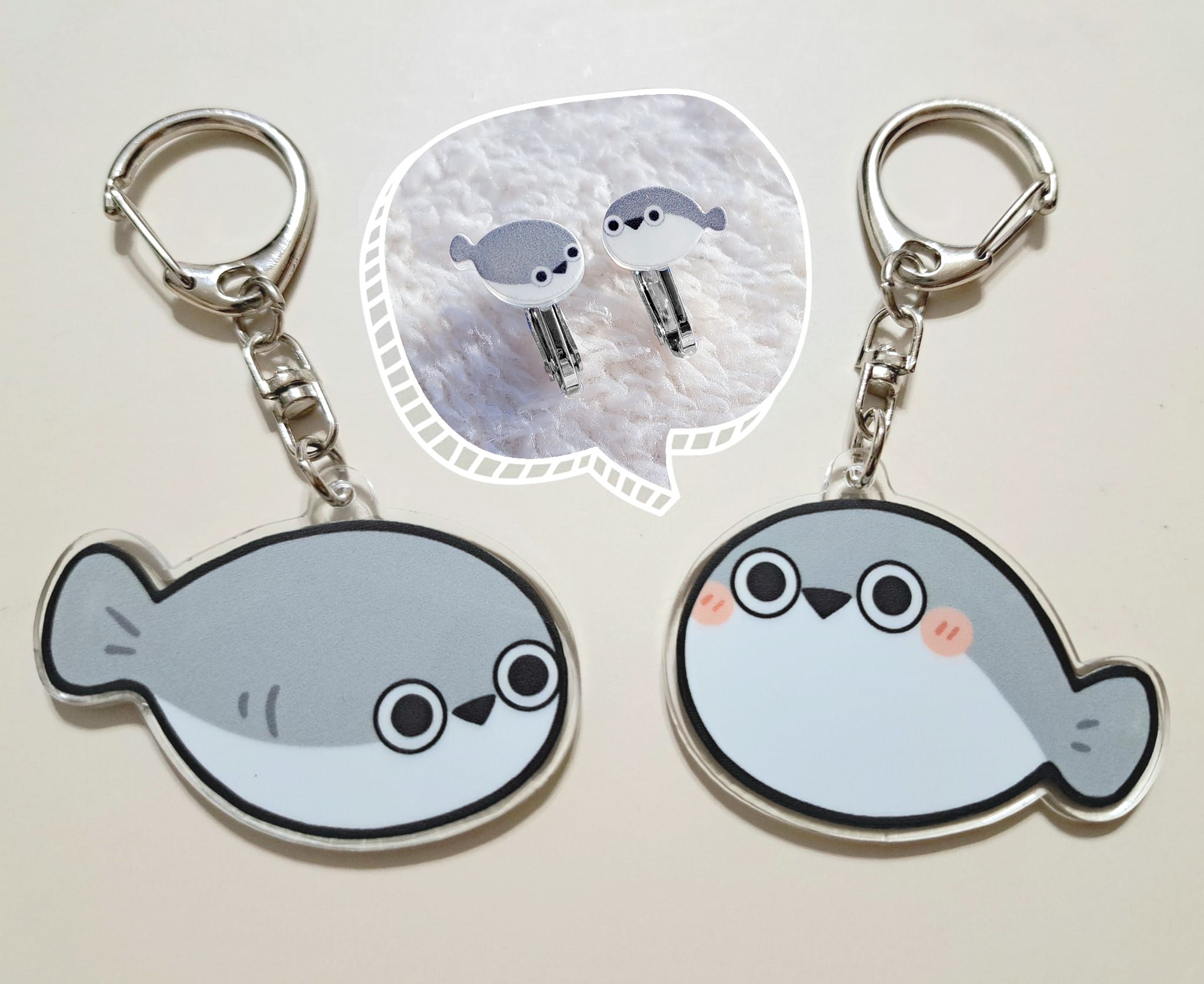 【薩卡班甲魚】 吊飾／耳環