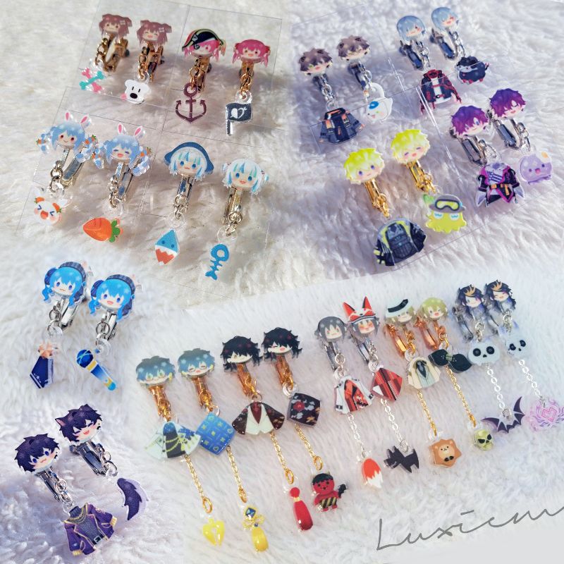 【Hololive／Luxiem／Noctyx／Shoto】壓克力耳環