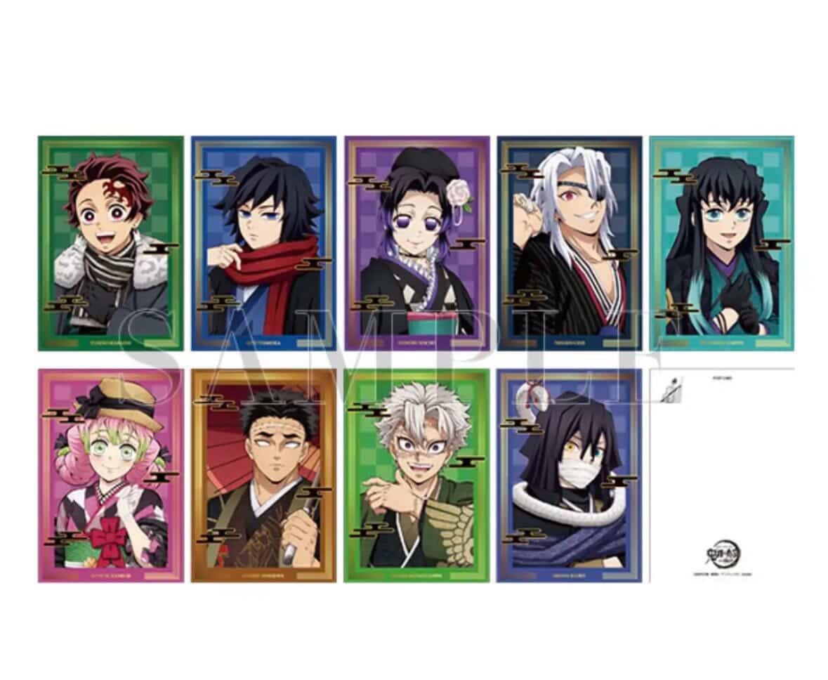 鬼滅の奏宴－燙金明信片（他是一套一個原袋，所以我沒原袋給大家）