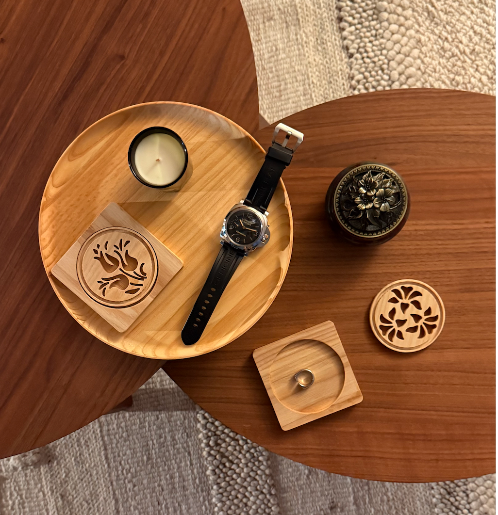 空木藏春植蘊杯墊