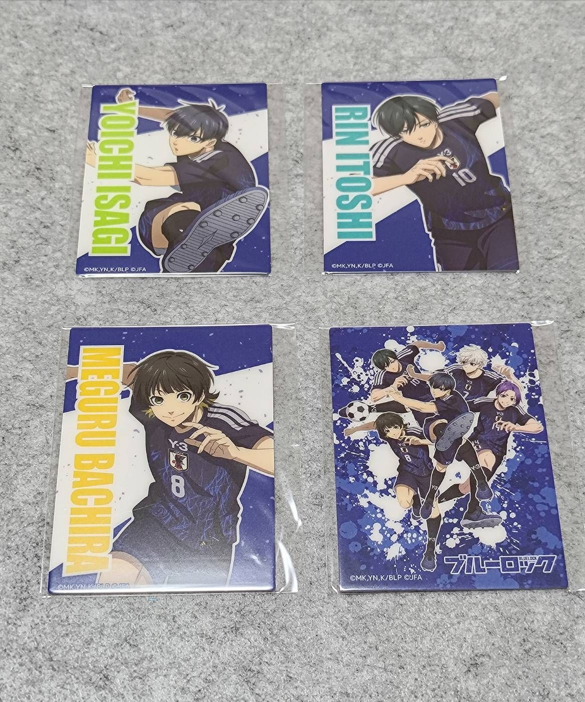 SAMURAI BLUE 銀行聯名小卡（潔、蜂樂、凜、全員）