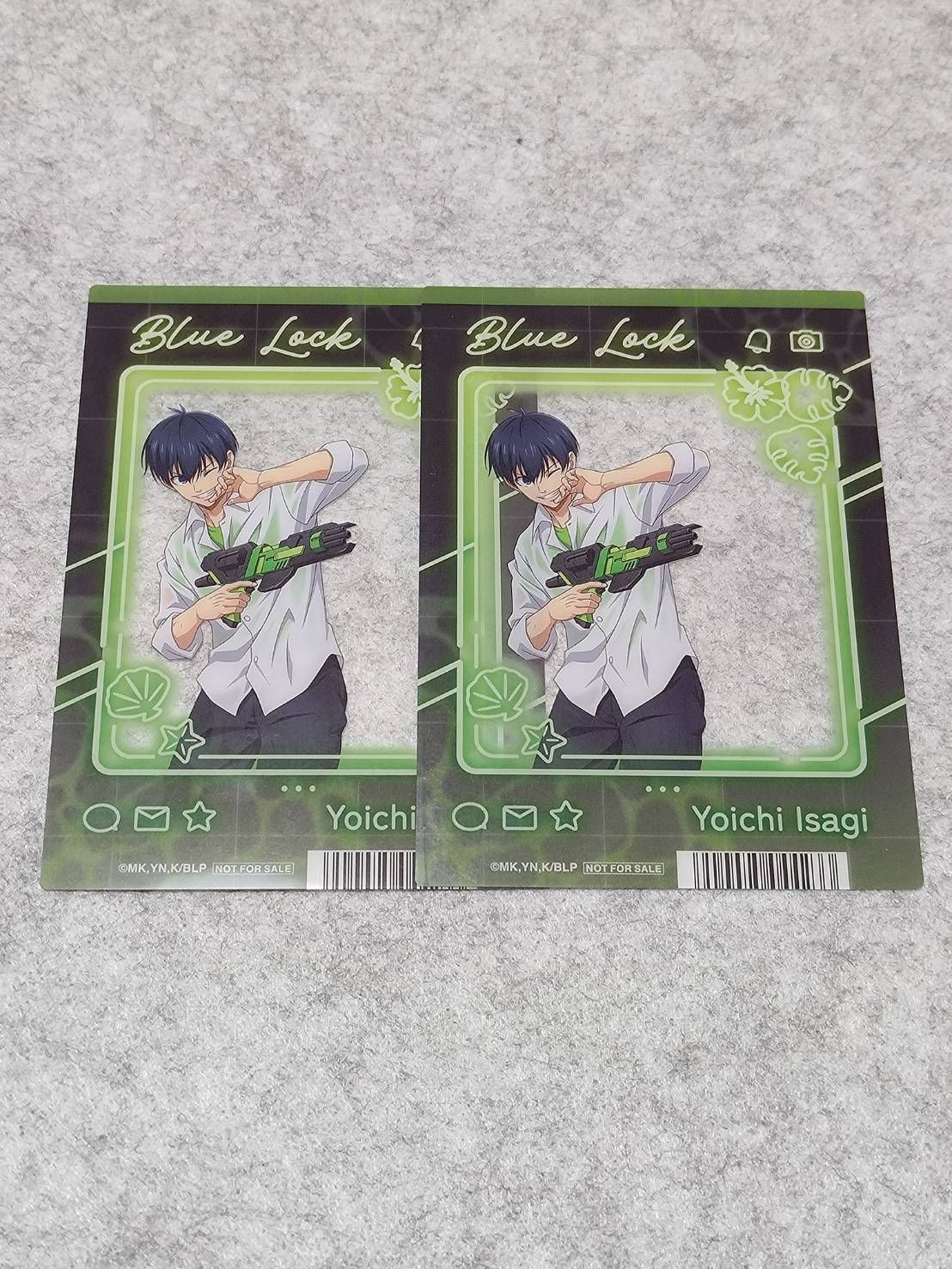 夏日水槍系列特典透卡（潔、蜂樂、千切、凜、冴）