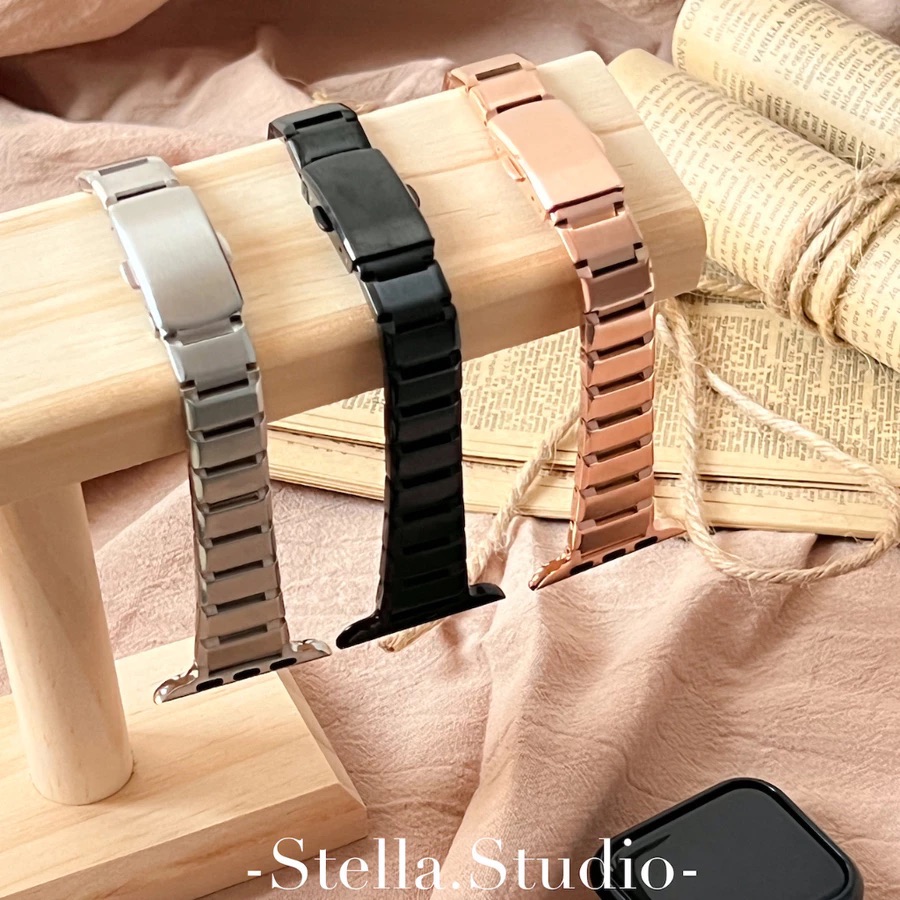 俐落幾何AppleWatch不鏽鋼錶帶