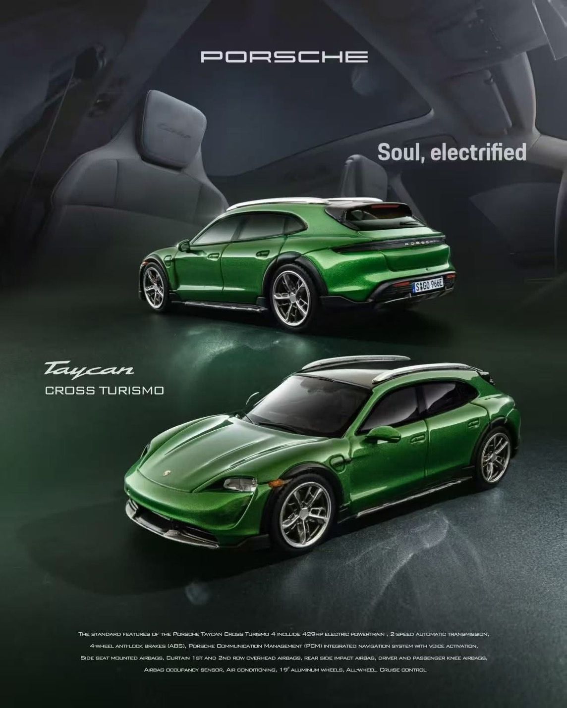 Porsche Taycan GT 曼巴綠