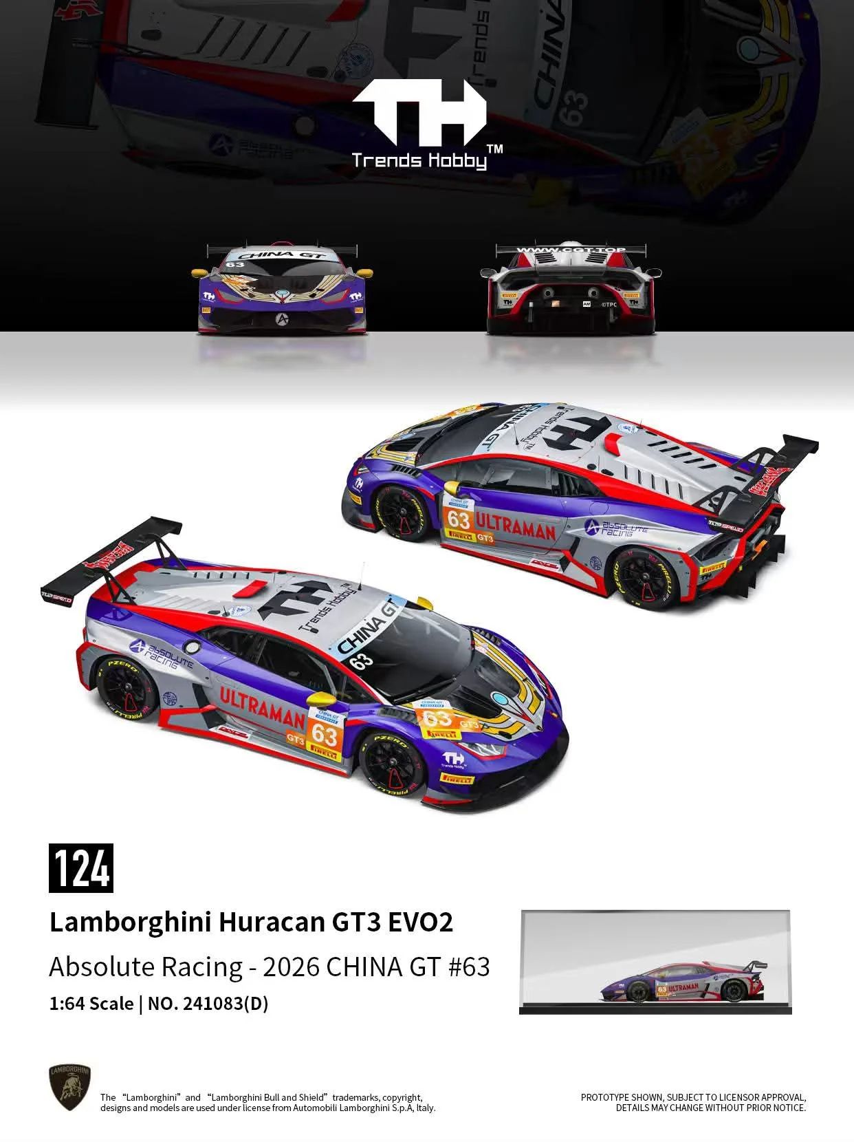 Trends Hobby Lamborghini Hurancan GT3 Evo 2