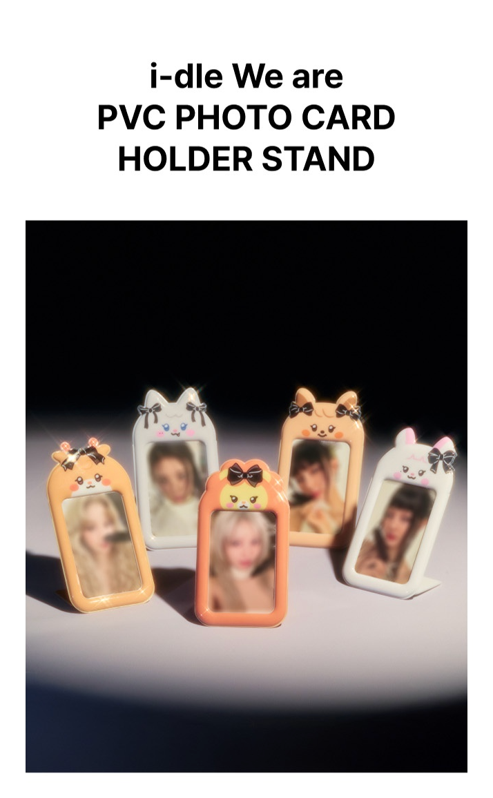 I-DLE We are PVC PHOTO CARD HOLDER STAND 照片卡框立牌 $700