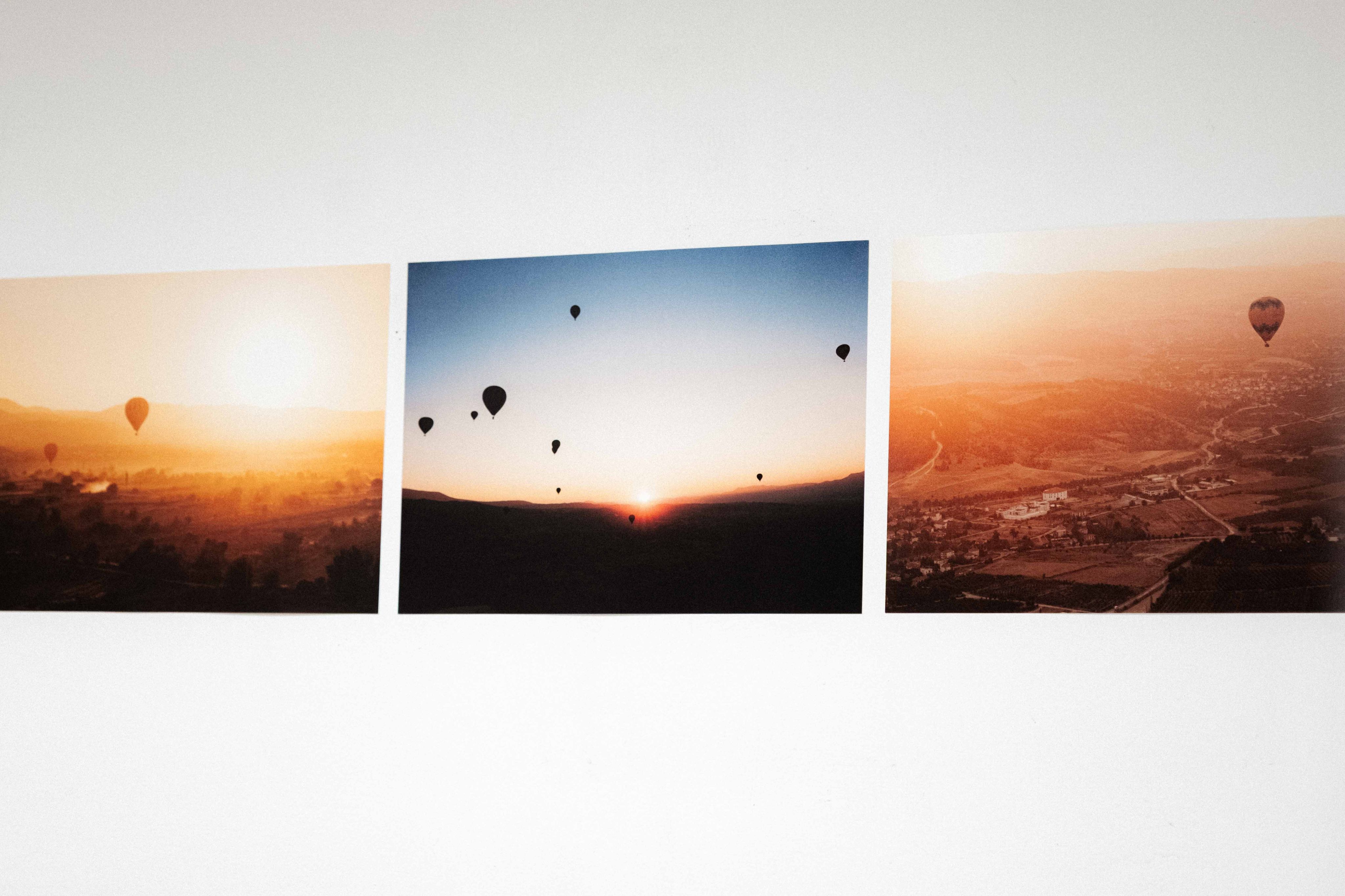 貓七｜土耳其 A3 海報 （熱氣球3款）