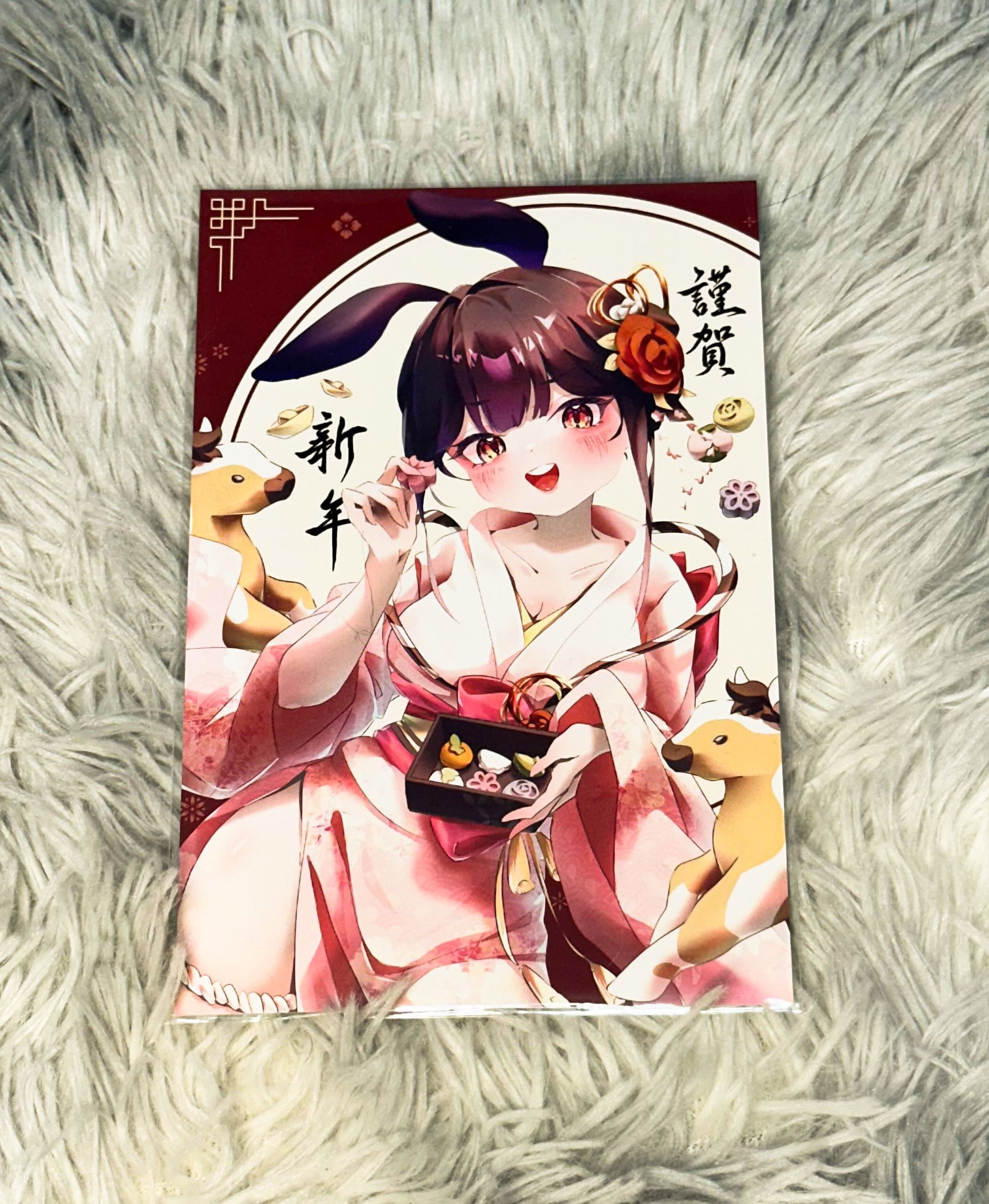 ☆《YUI》☆ 2026僅賀新年☆ 直式賀卡