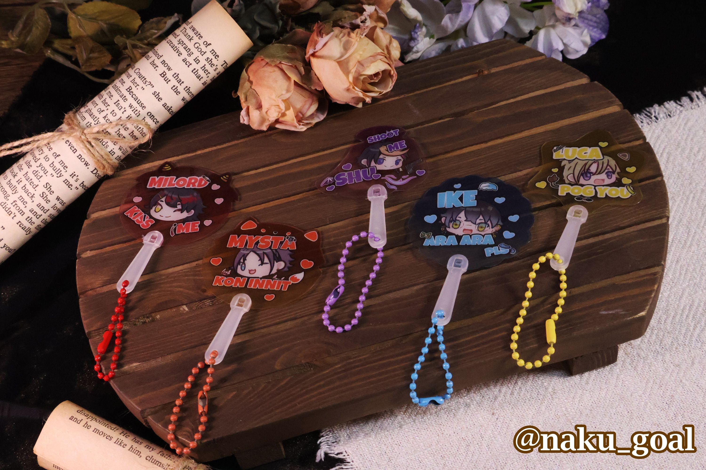 Luxiem迷你透扇（一組五支）