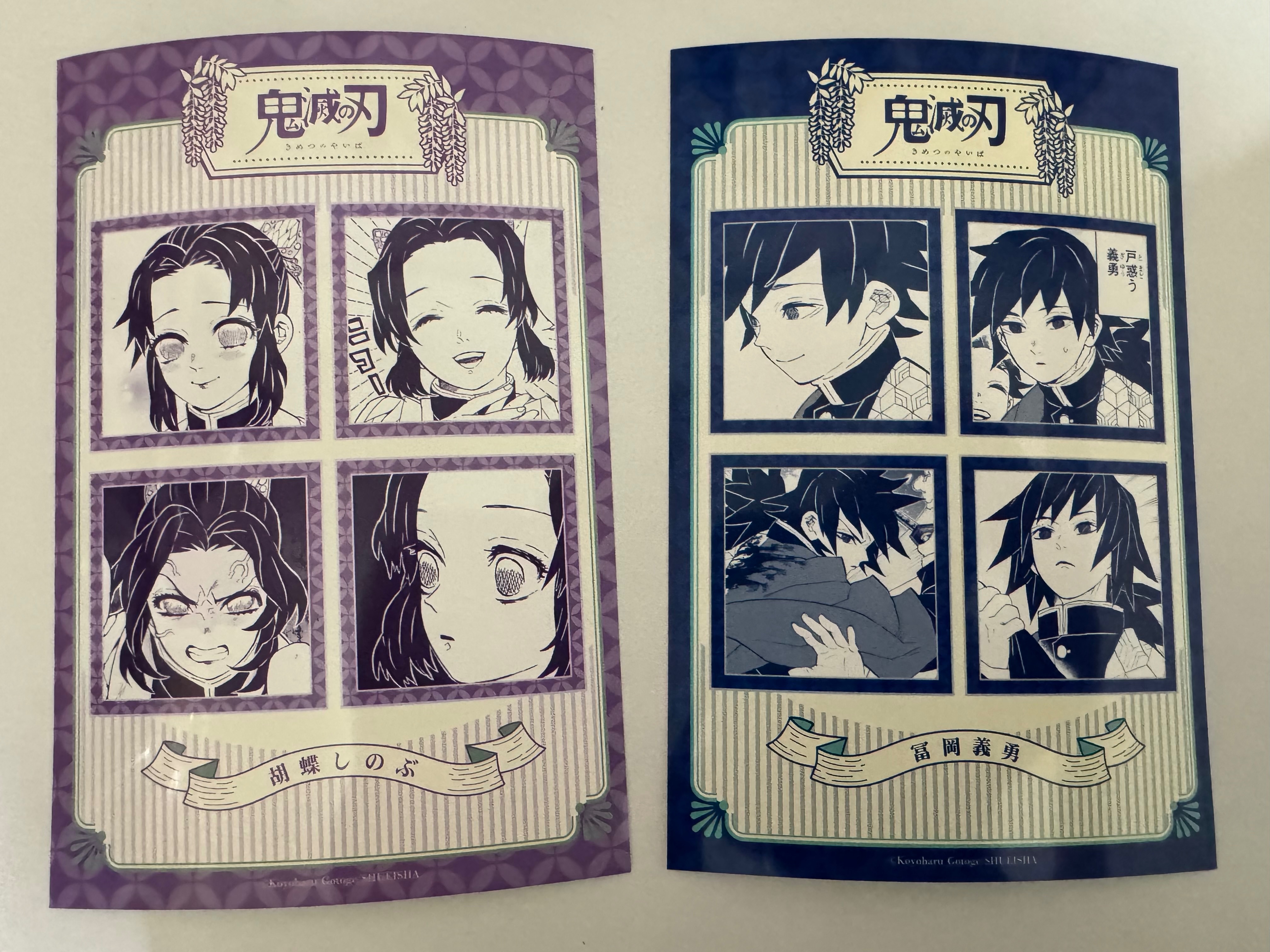 胡蝶 義勇 相紙