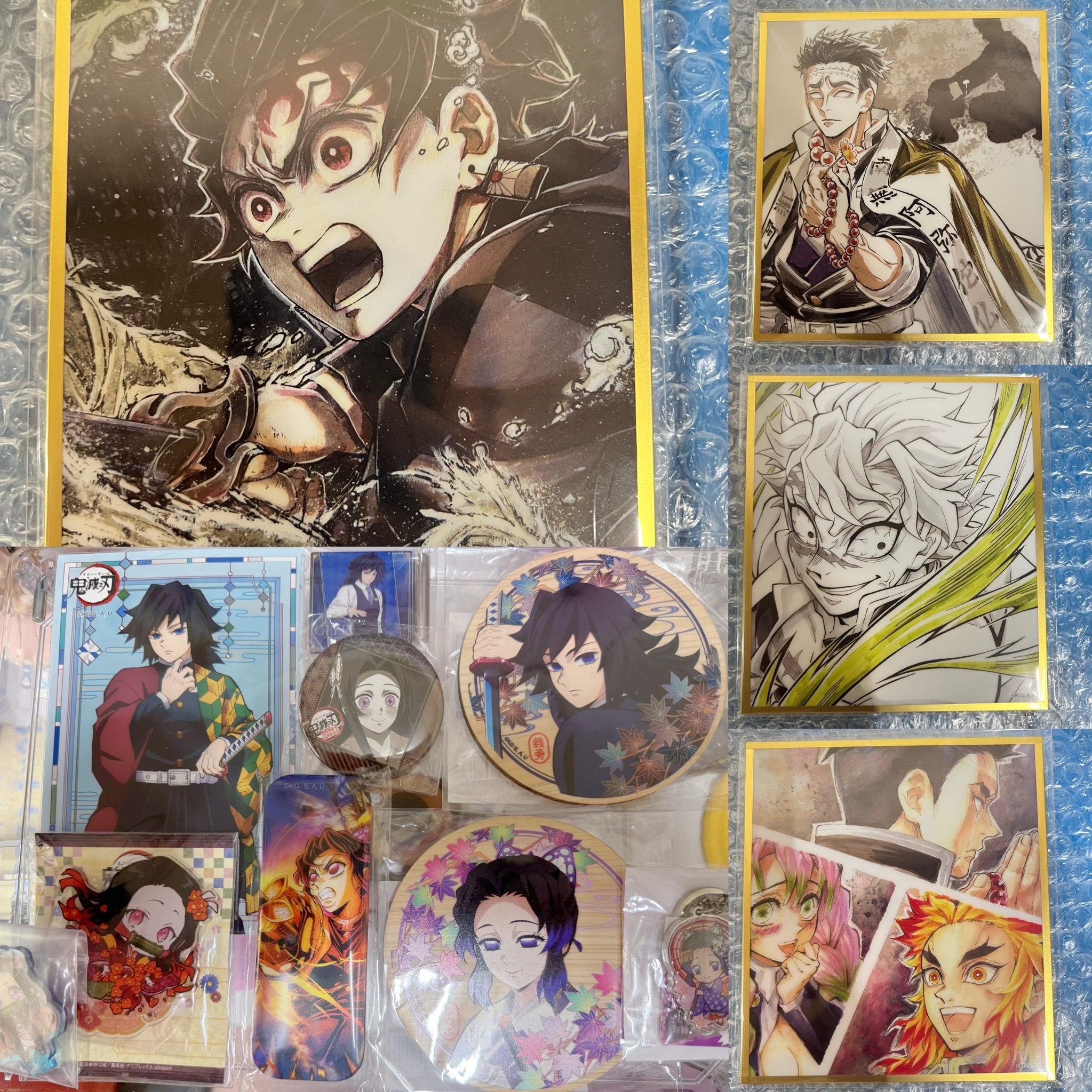 義勇胡蝶忍拼盤+壓克力色紙*4
