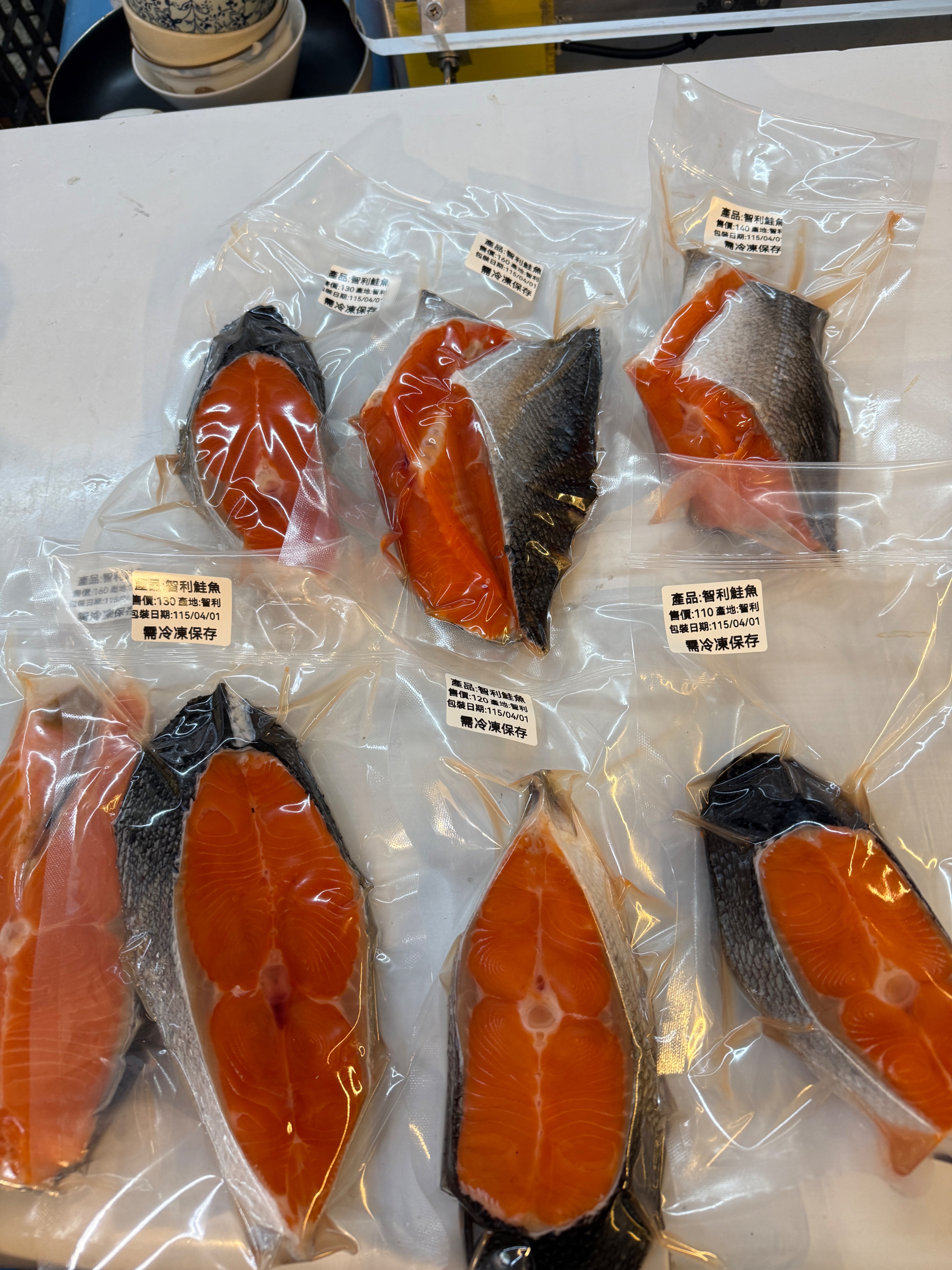智利切片鮭魚（280/斤）