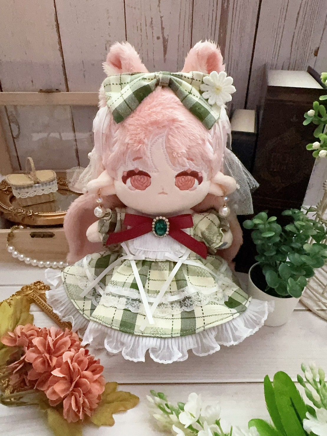 【現貨】20cm ⊹大春莓漫步⊹ 棉花娃衣