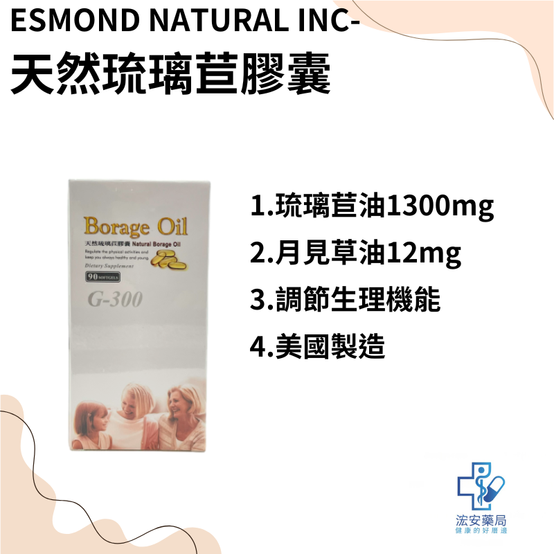 保立康天然琉璃苣膠囊90顆