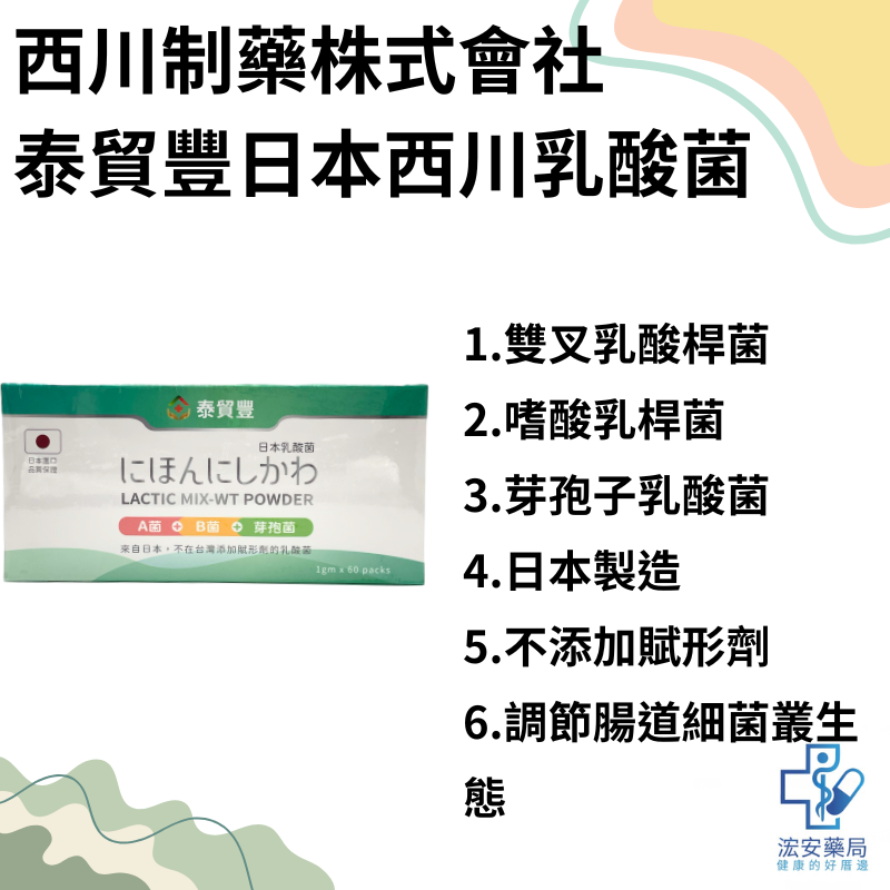 泰貿豐日本西川乳酸菌60包