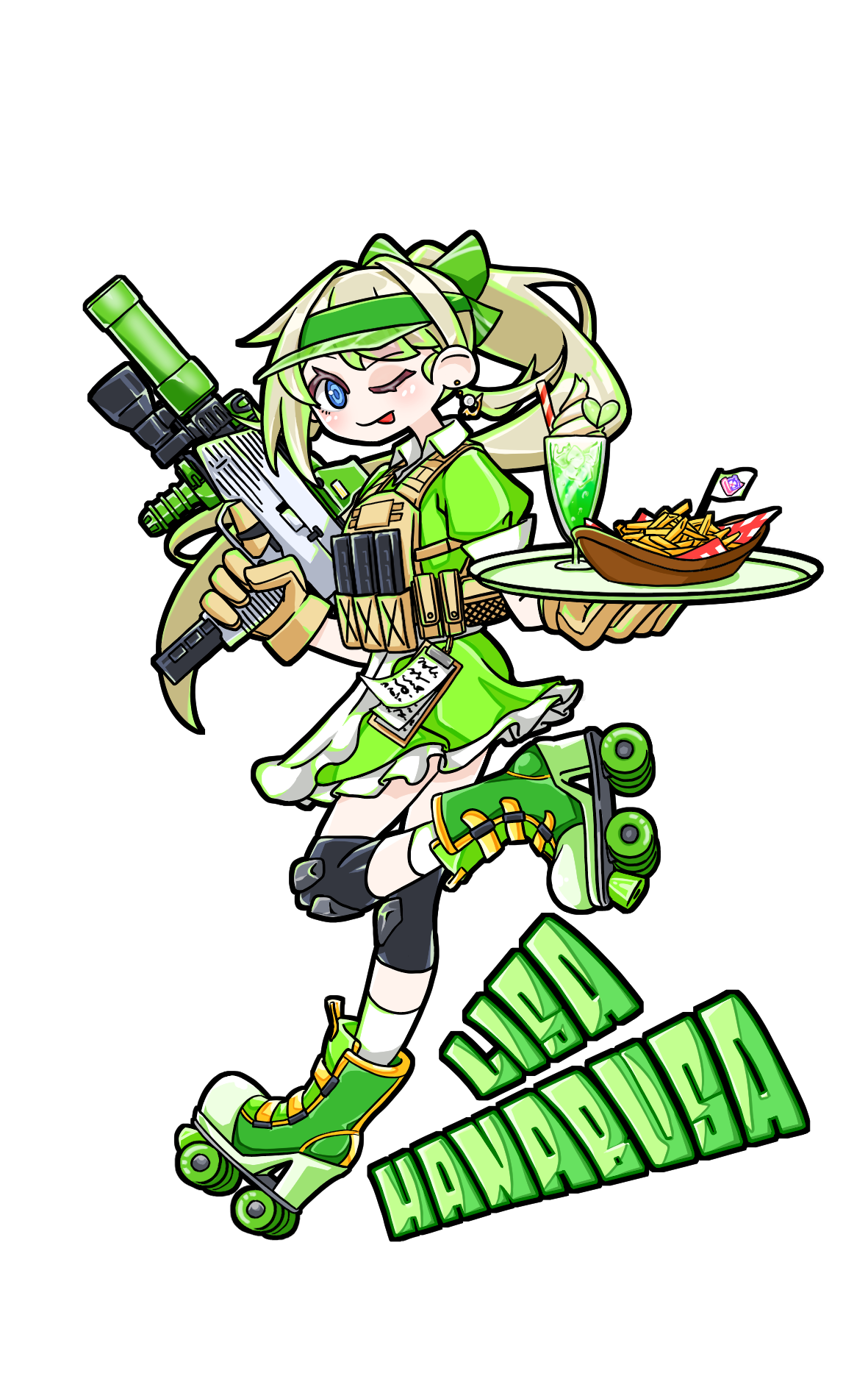 「英リサ」立牌 繪師:お凡 【VSPO / ぶいすぽっ!】