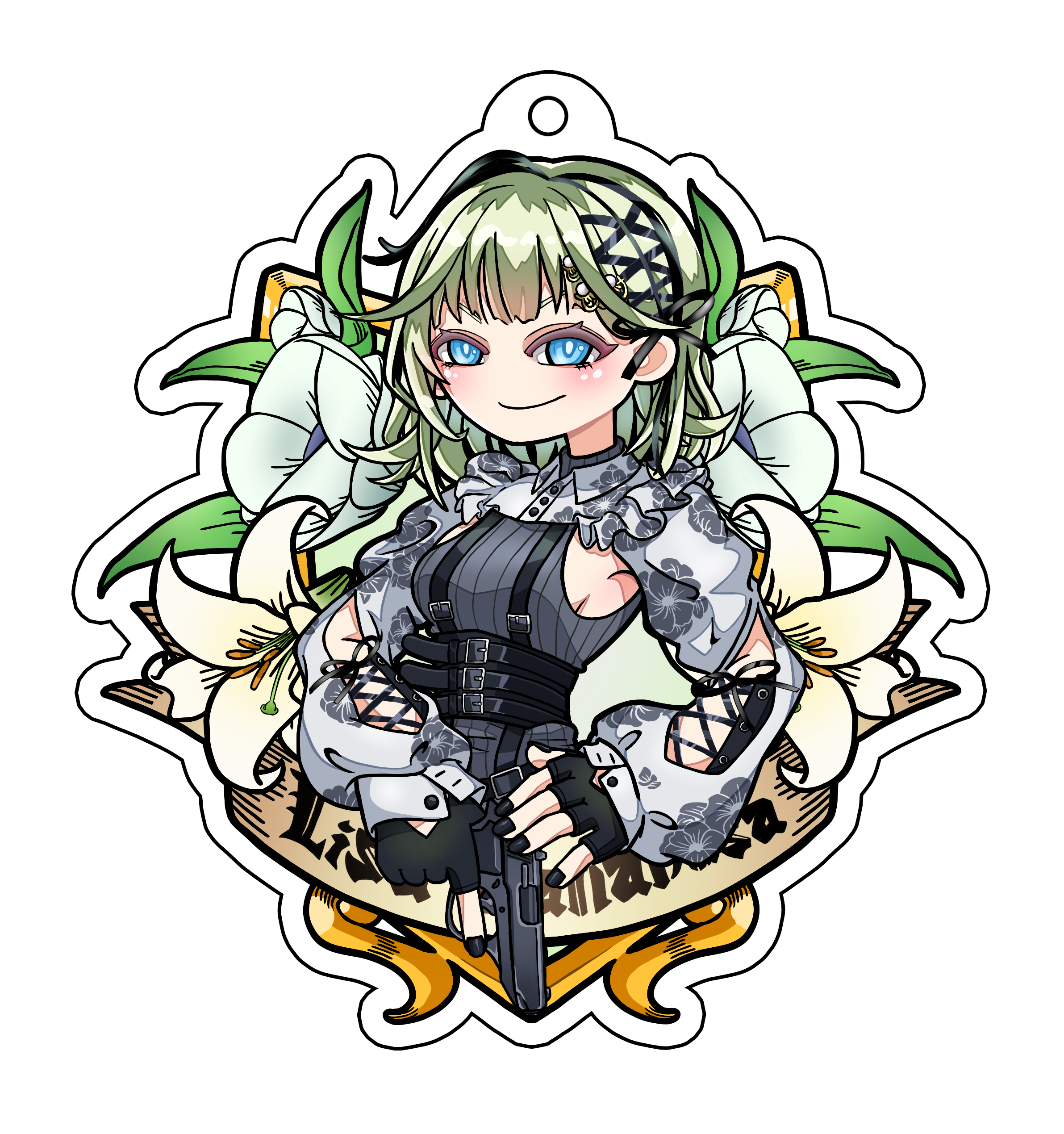 壓克力吊飾 繪師:お凡 【VSPO / ぶいすぽっ!】