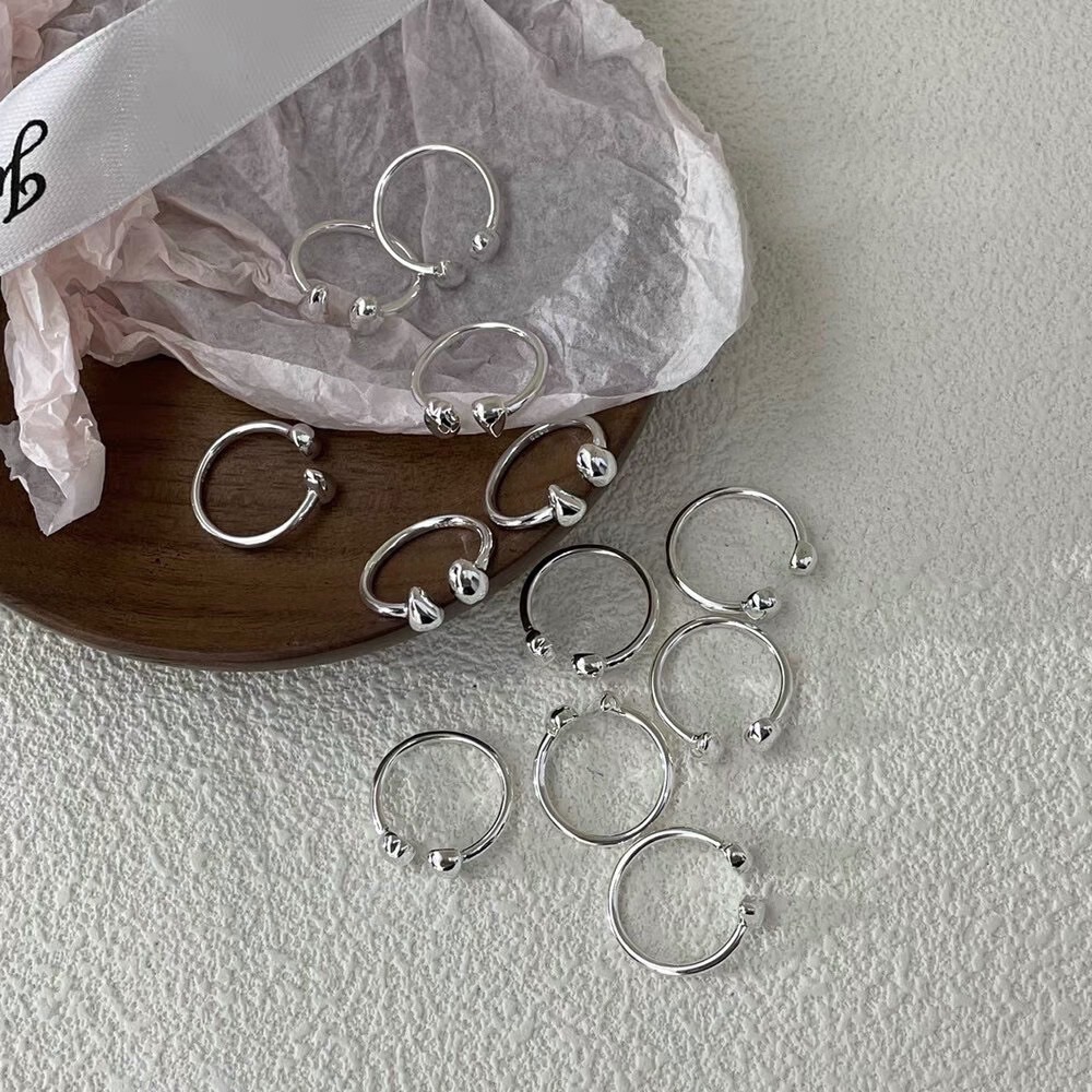 前開隕石石頭個性戒指