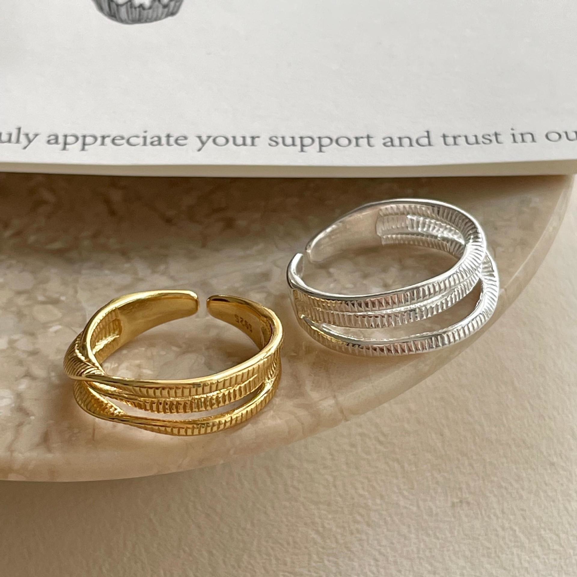 螺紋三層開口戒