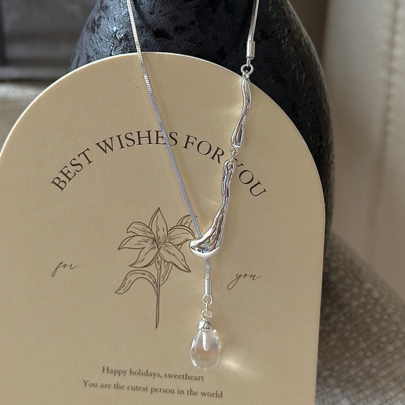 熔岩水滴毛衣長項鍊